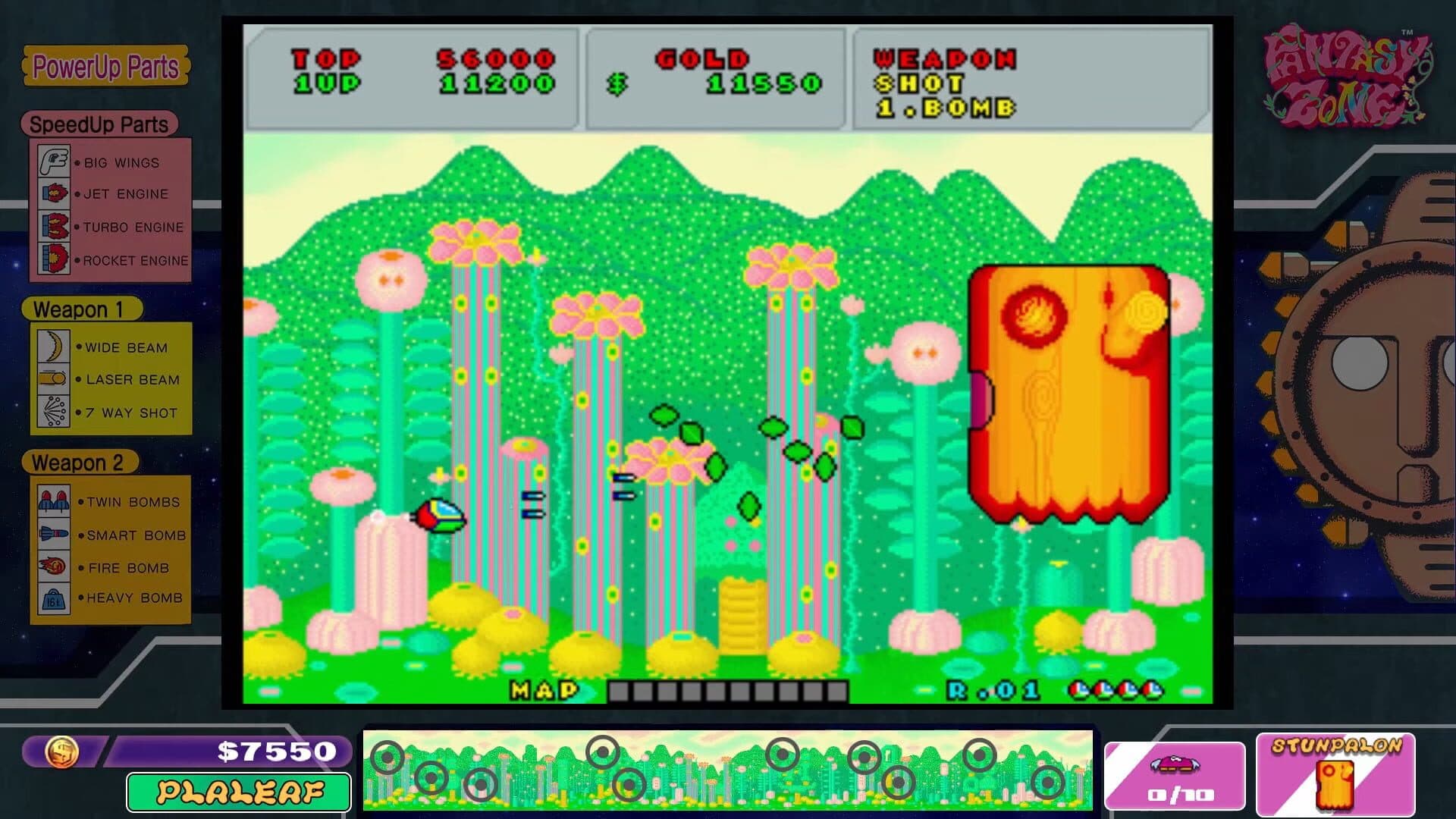 Sega Ages Fantasy Zone screenshot 3