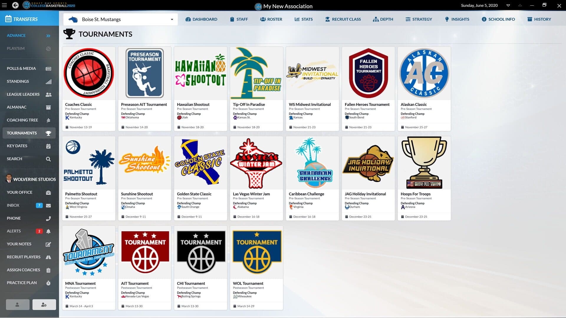 Draft Day Sports: College Basketball 2020 screenshot 3