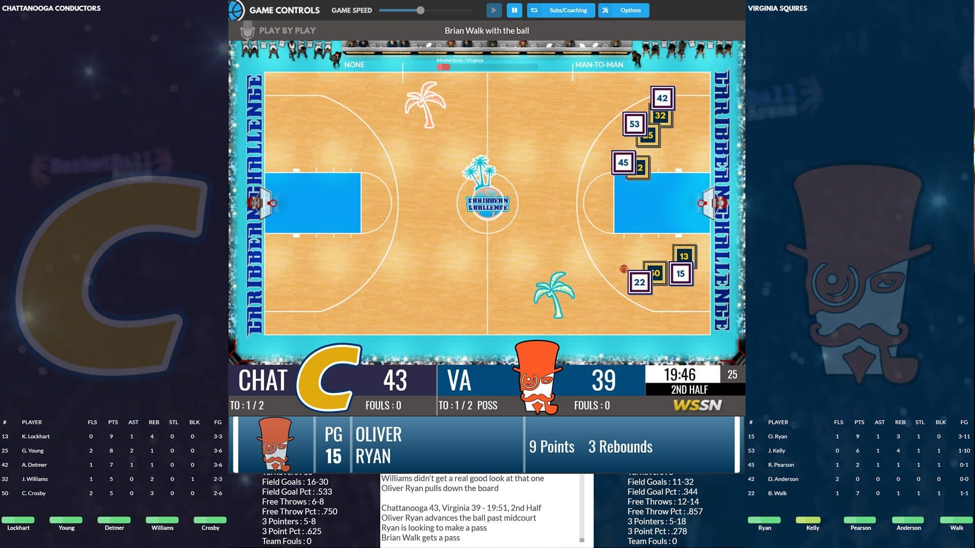 Draft Day Sports: College Basketball 2020 screenshot 2
