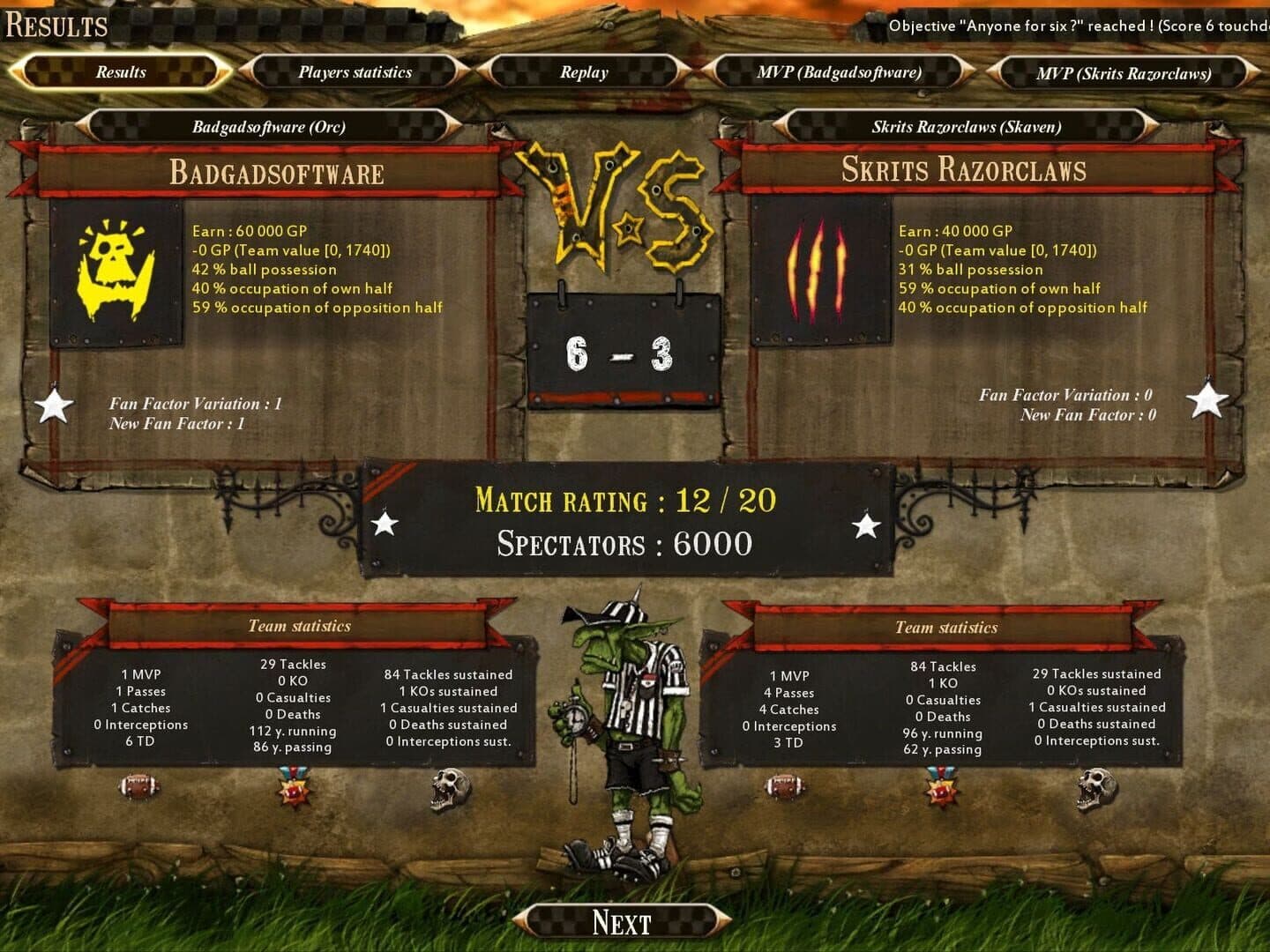 Blood Bowl screenshot 2