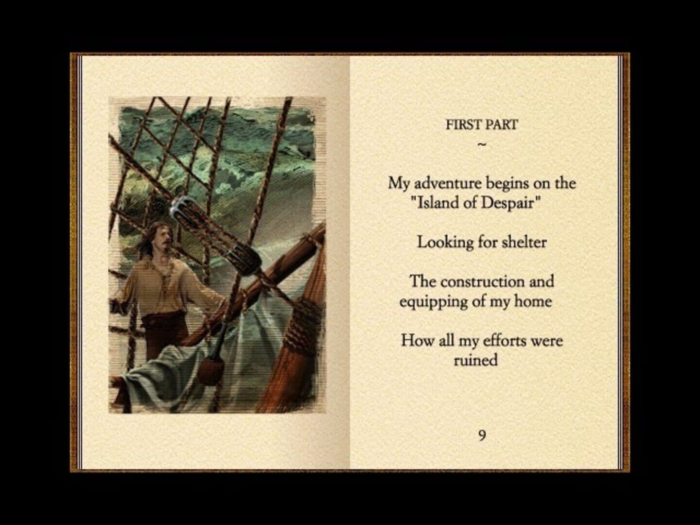 Robinson Crusoe screenshot 1