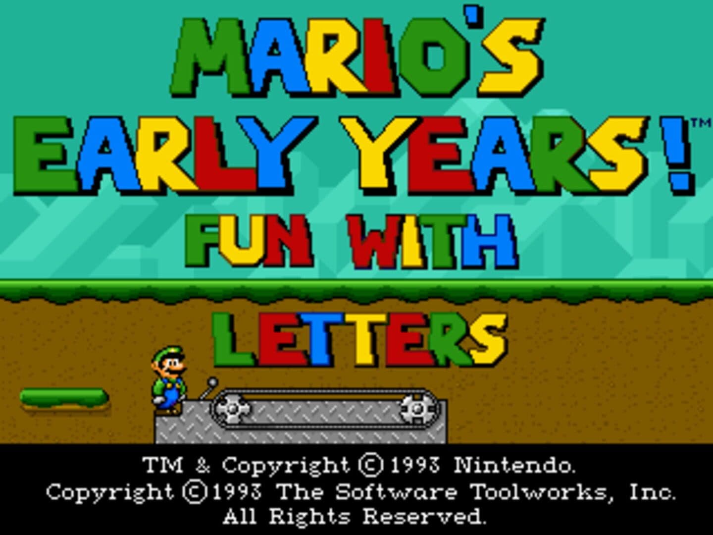 Mario's Early Years! Fun with Letters screenshot 2