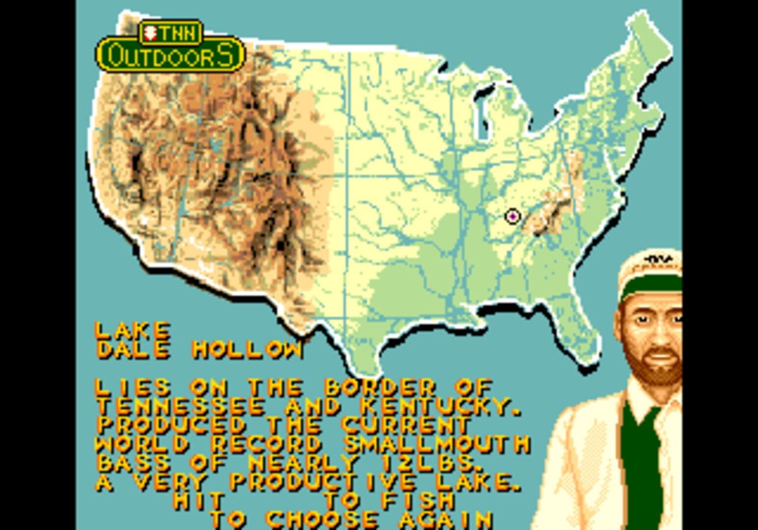 TNN Outdoors Bass Tournament '96 screenshot 3