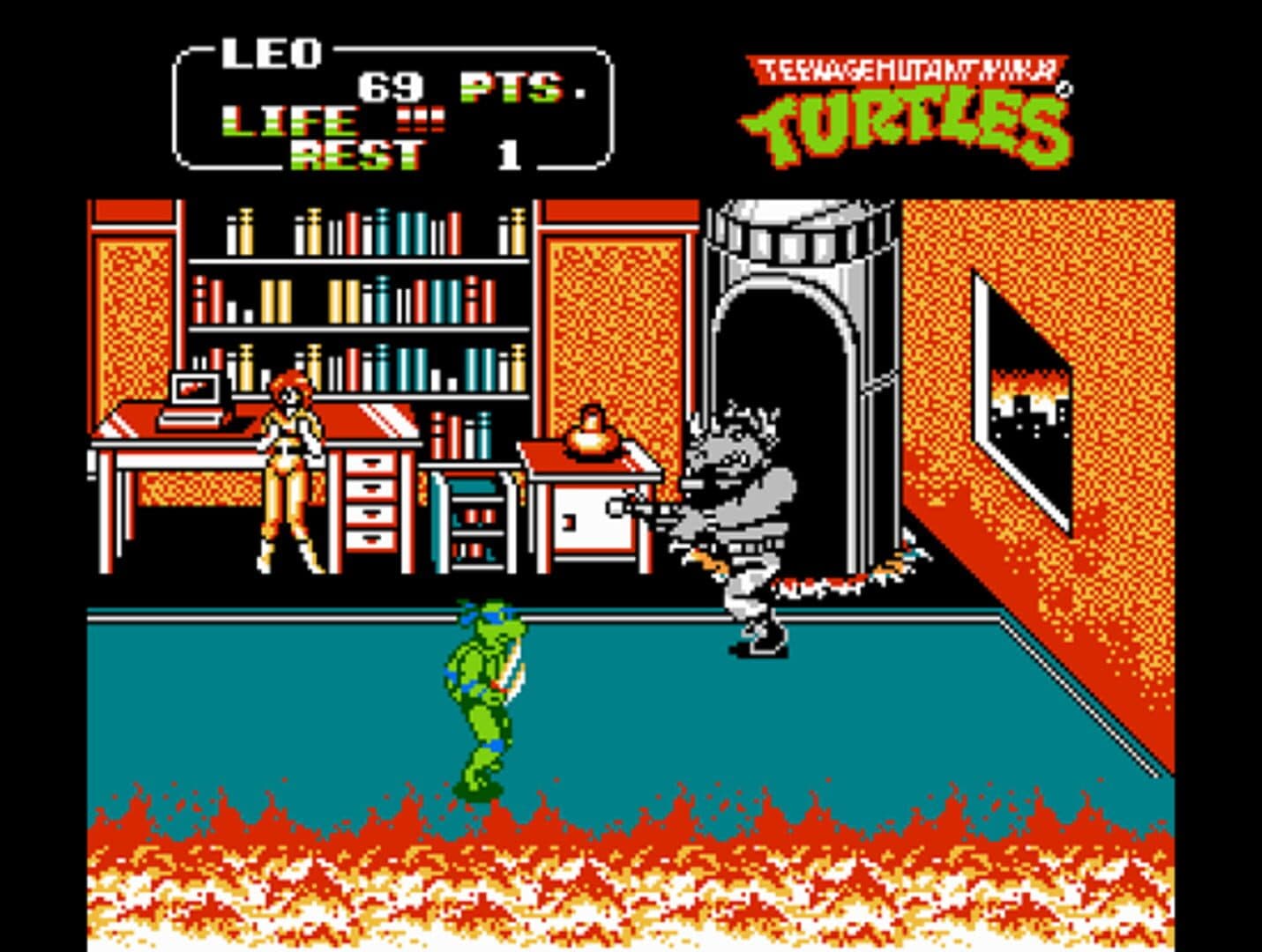 Teenage Mutant Ninja Turtles II: The Arcade Game screenshot 1