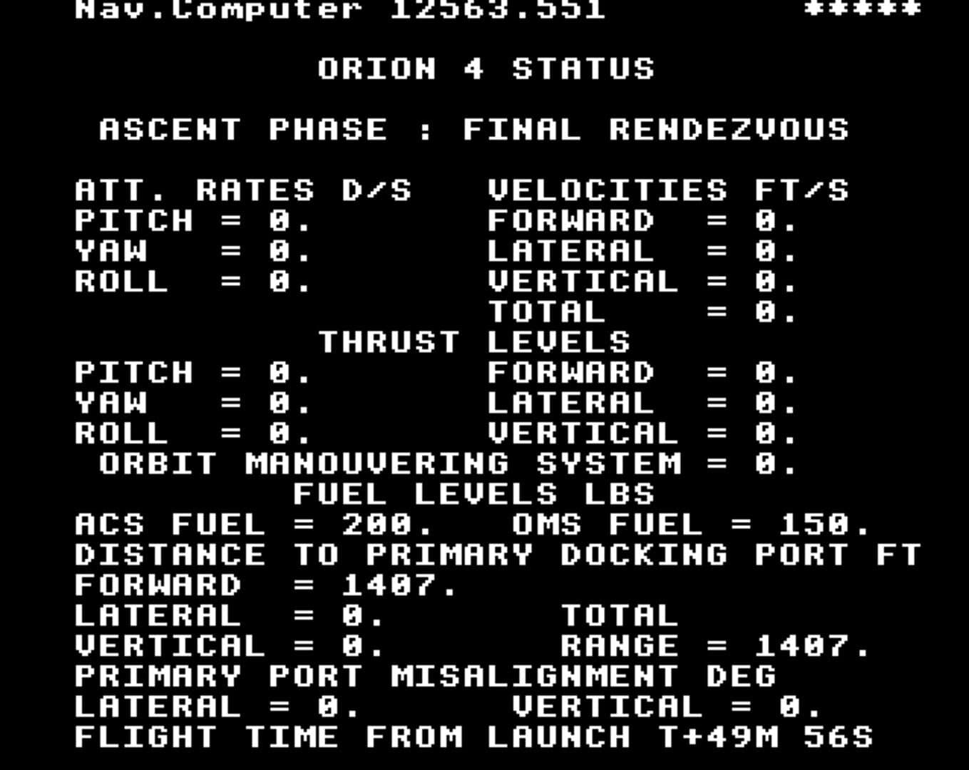 Rendezvous: A Space Shuttle Flight Simulation screenshot 3