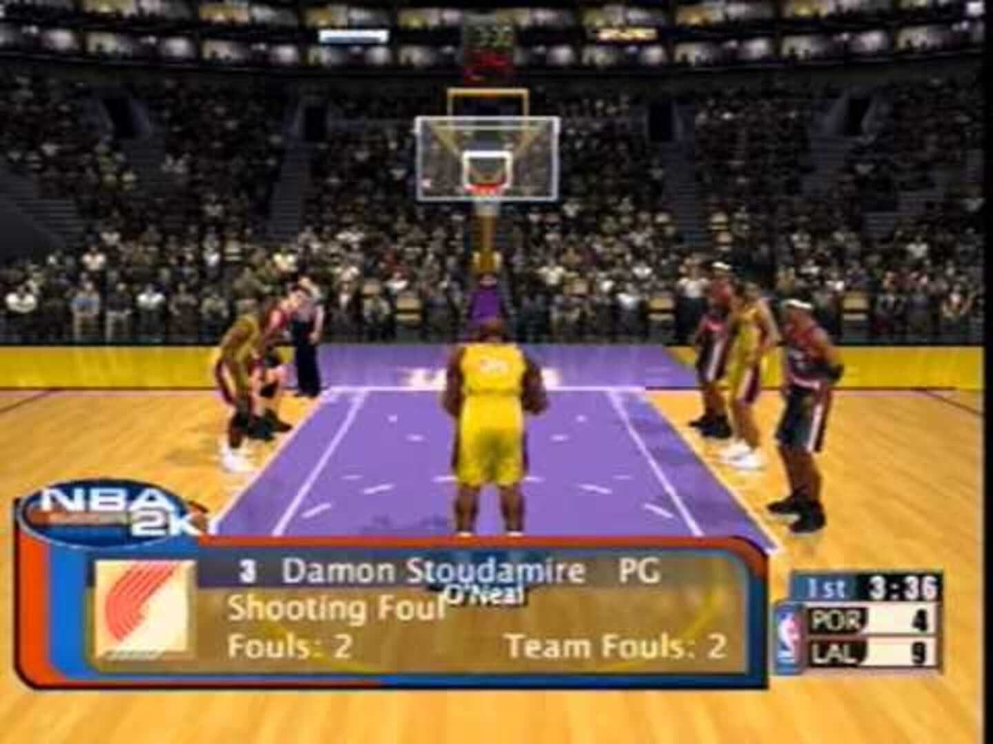 NBA 2K1 screenshot 1