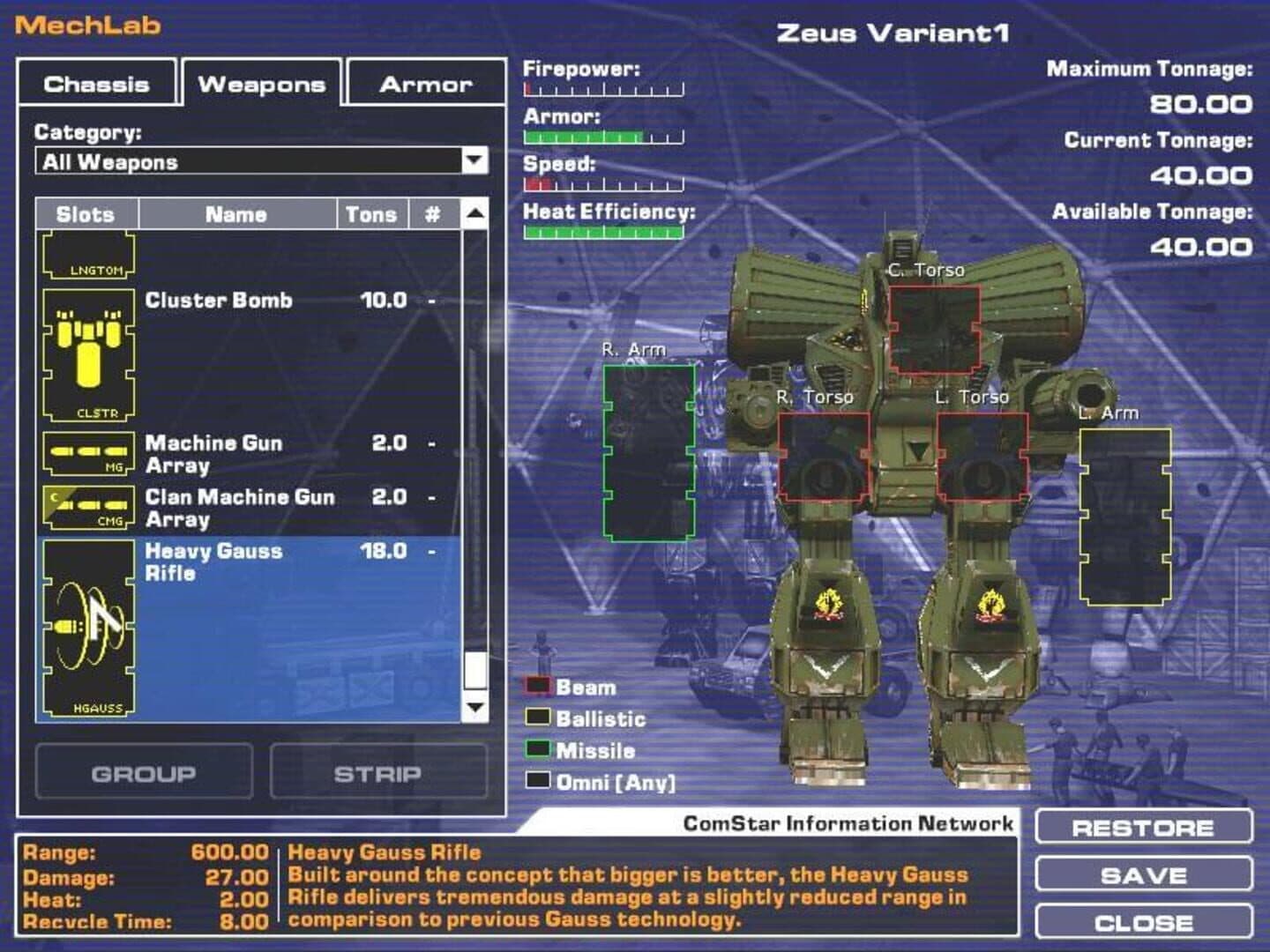 MechWarrior 4: Inner Sphere 'Mech Pak screenshot 2