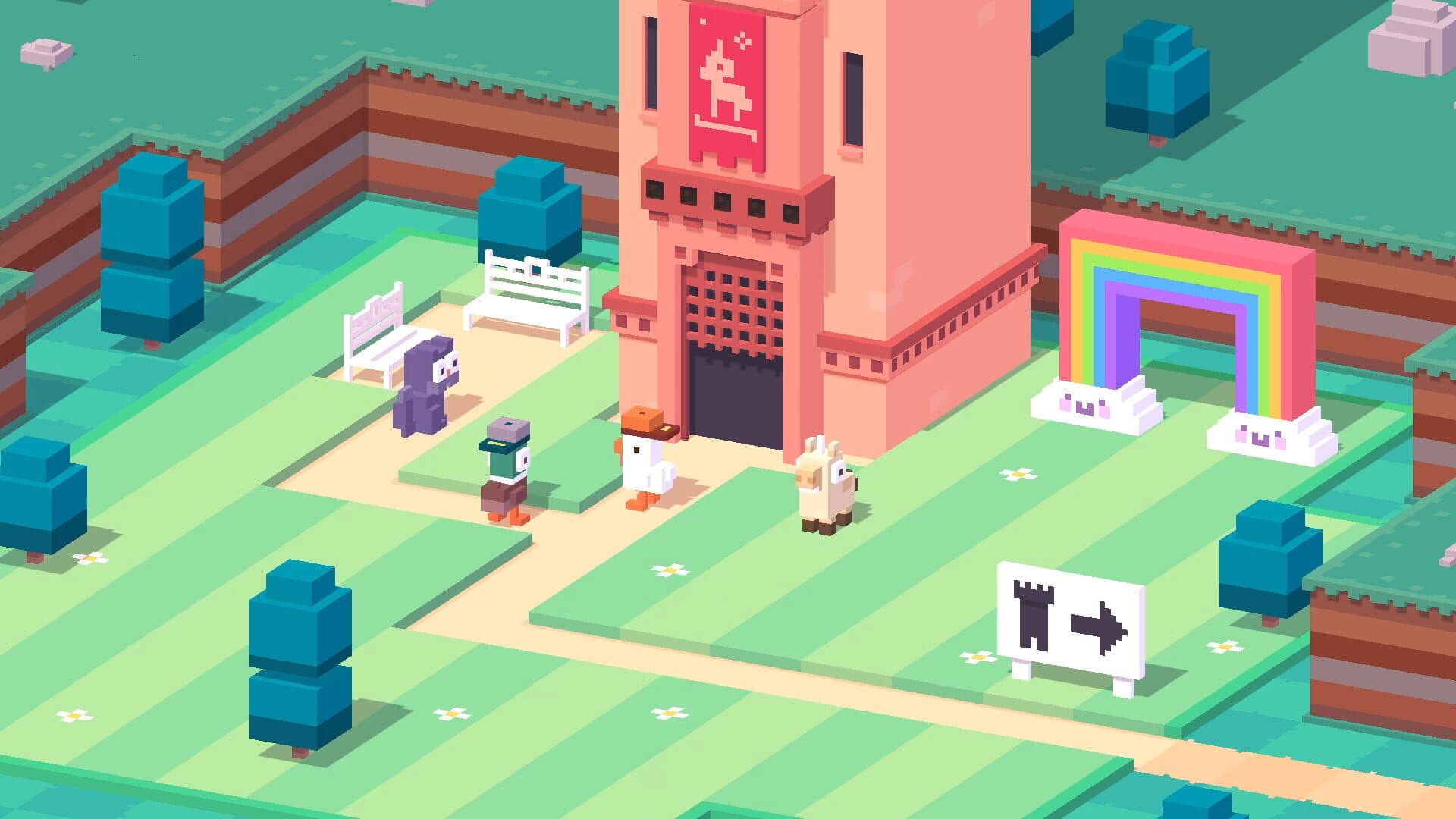 Crossy Road Castle screenshot 1