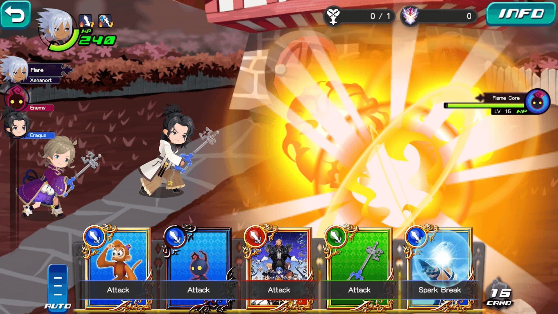 Kingdom Hearts: Union x Dark Road screenshot 1