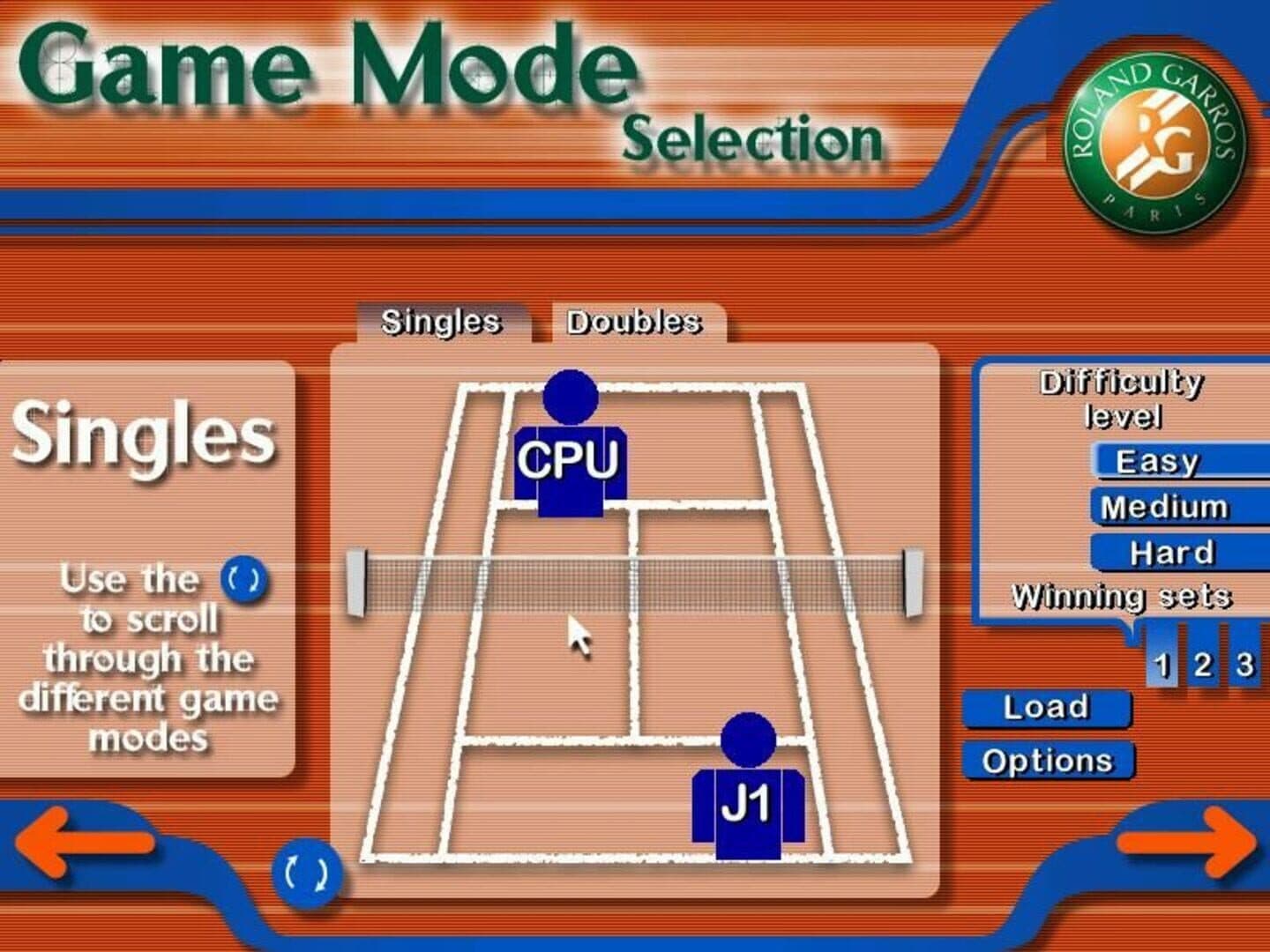 Roland Garros: French Open 2001 screenshot 2