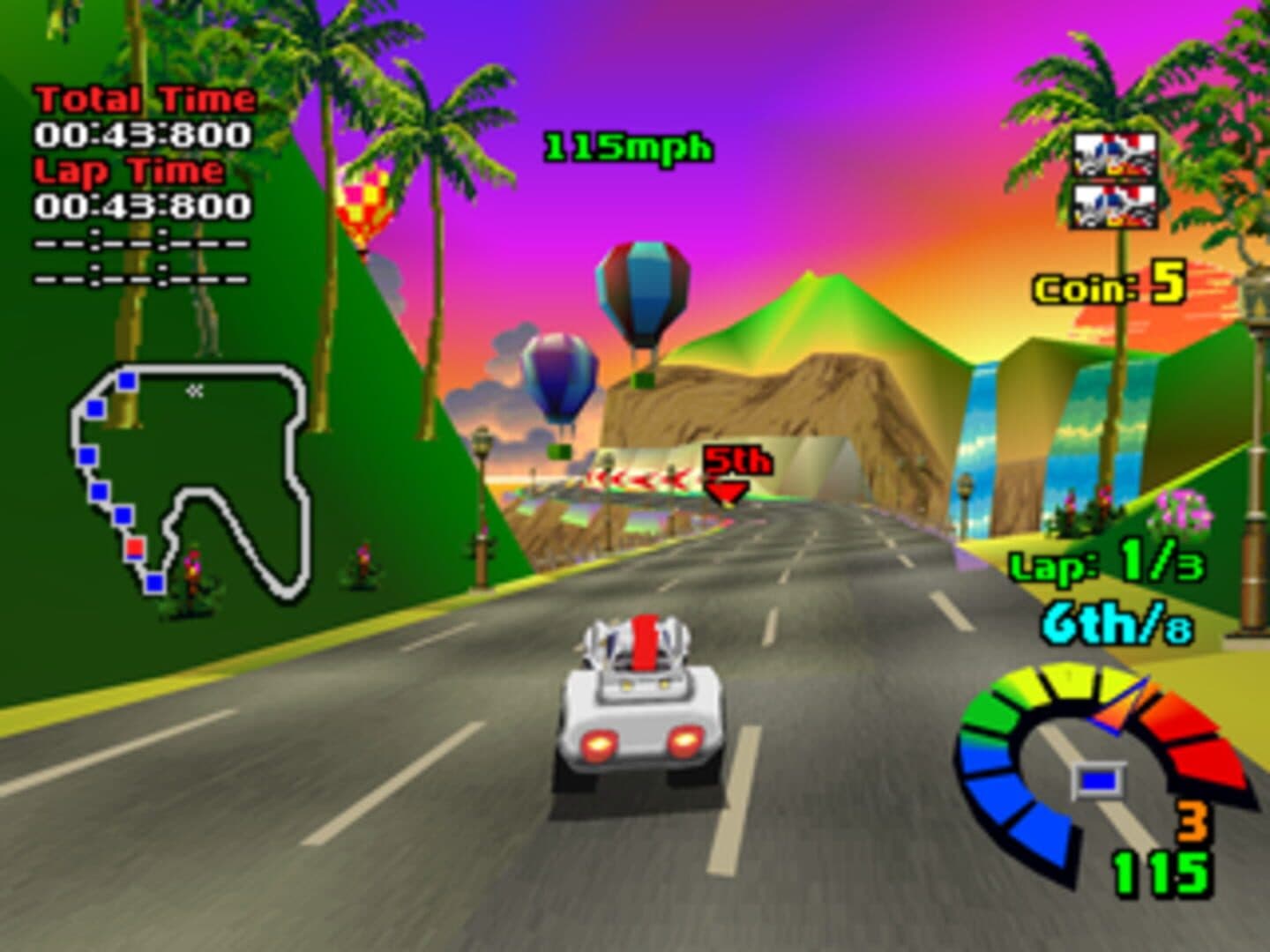 Motor Toon Grand Prix screenshot 2