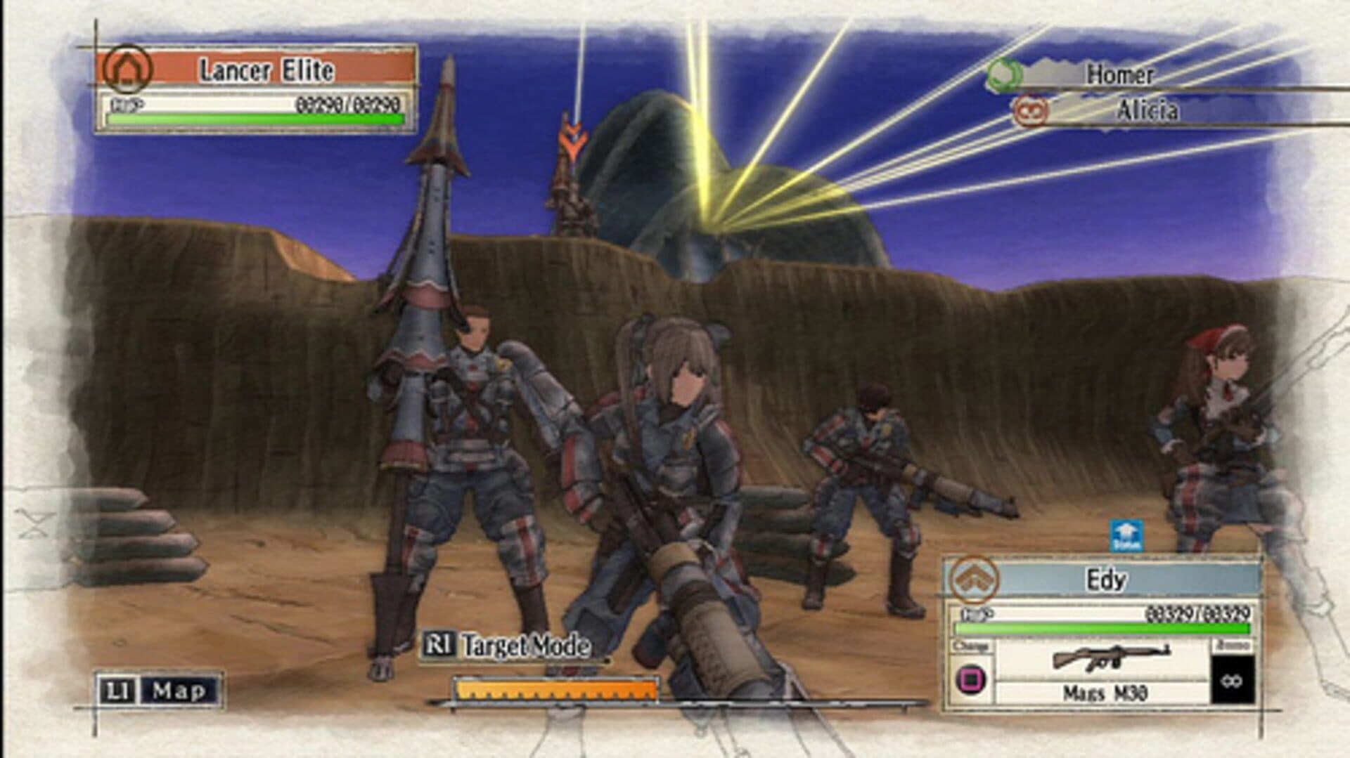 Valkyria Chronicles: Challenge of the Edy Detachment screenshot 2