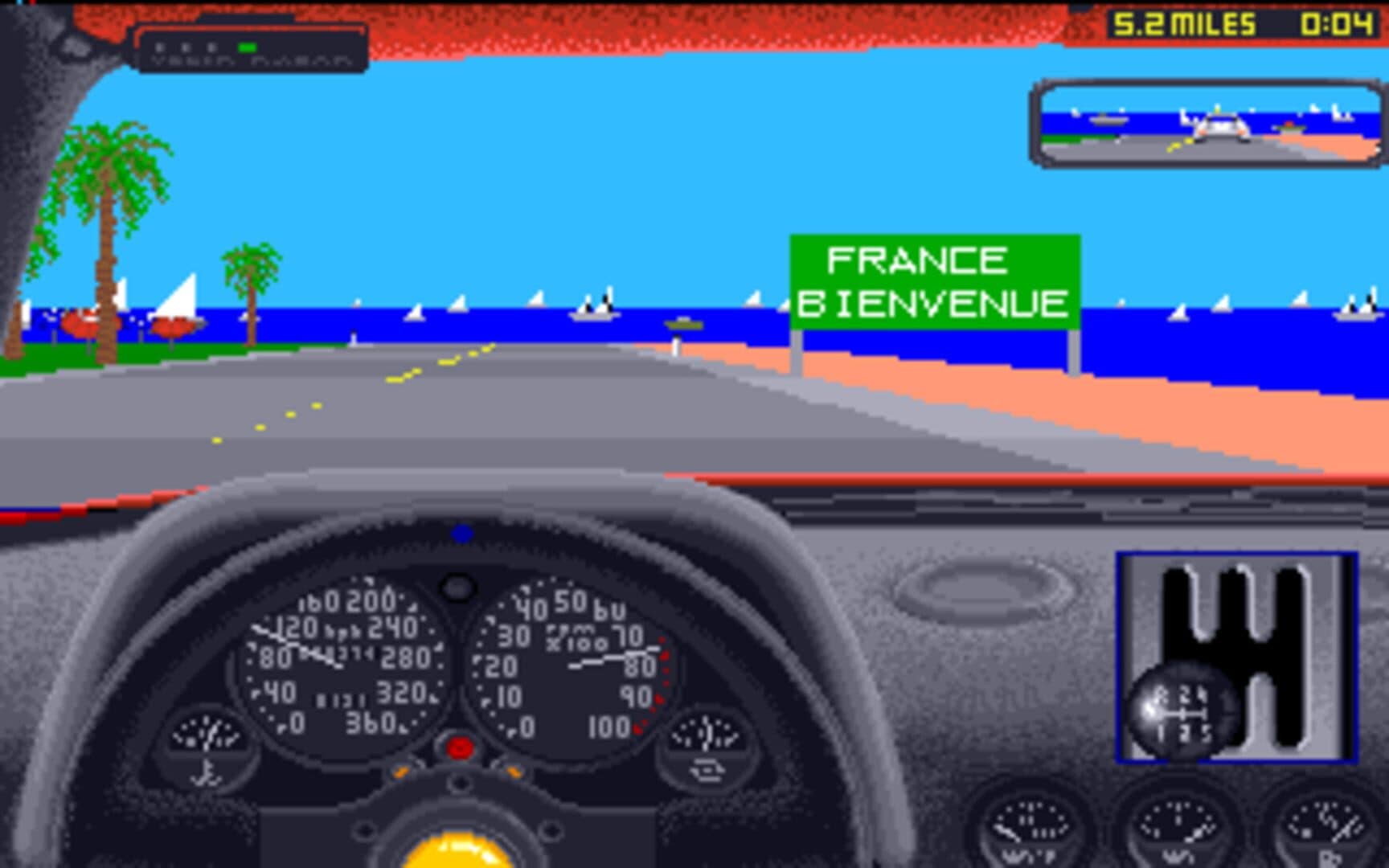 Test Drive II: Scenery Disk - European Challenge screenshot 1