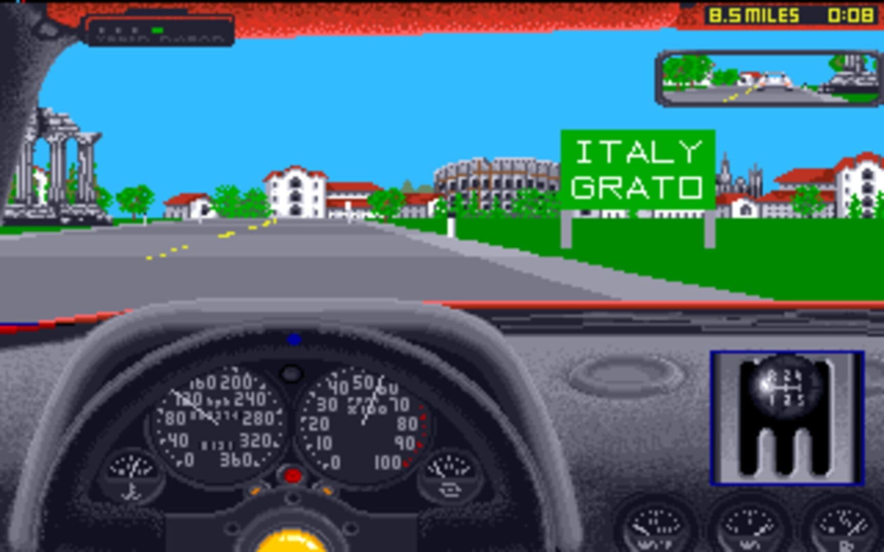 Test Drive II: Scenery Disk - European Challenge screenshot 2
