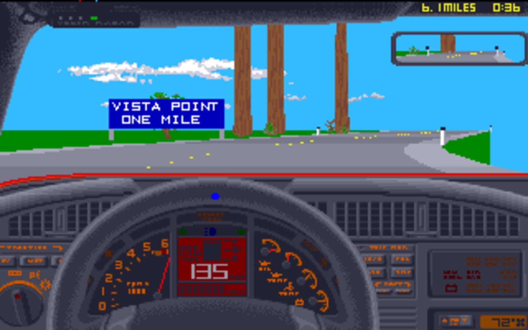 Test Drive II: Scenery Disk - California Challenge screenshot 3