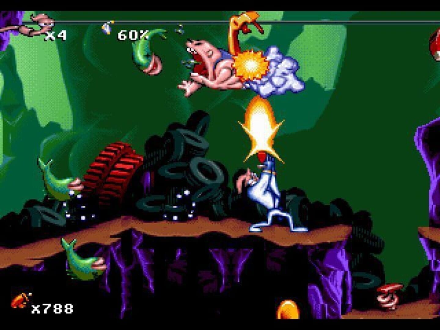 Earthworm Jim 1 & 2: The Whole Can 'O Worms screenshot 5