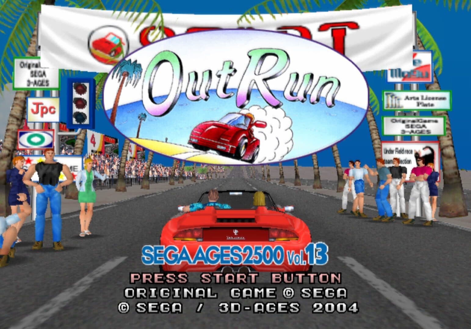Sega Ages 2500 Vol. 13: OutRun screenshot 1
