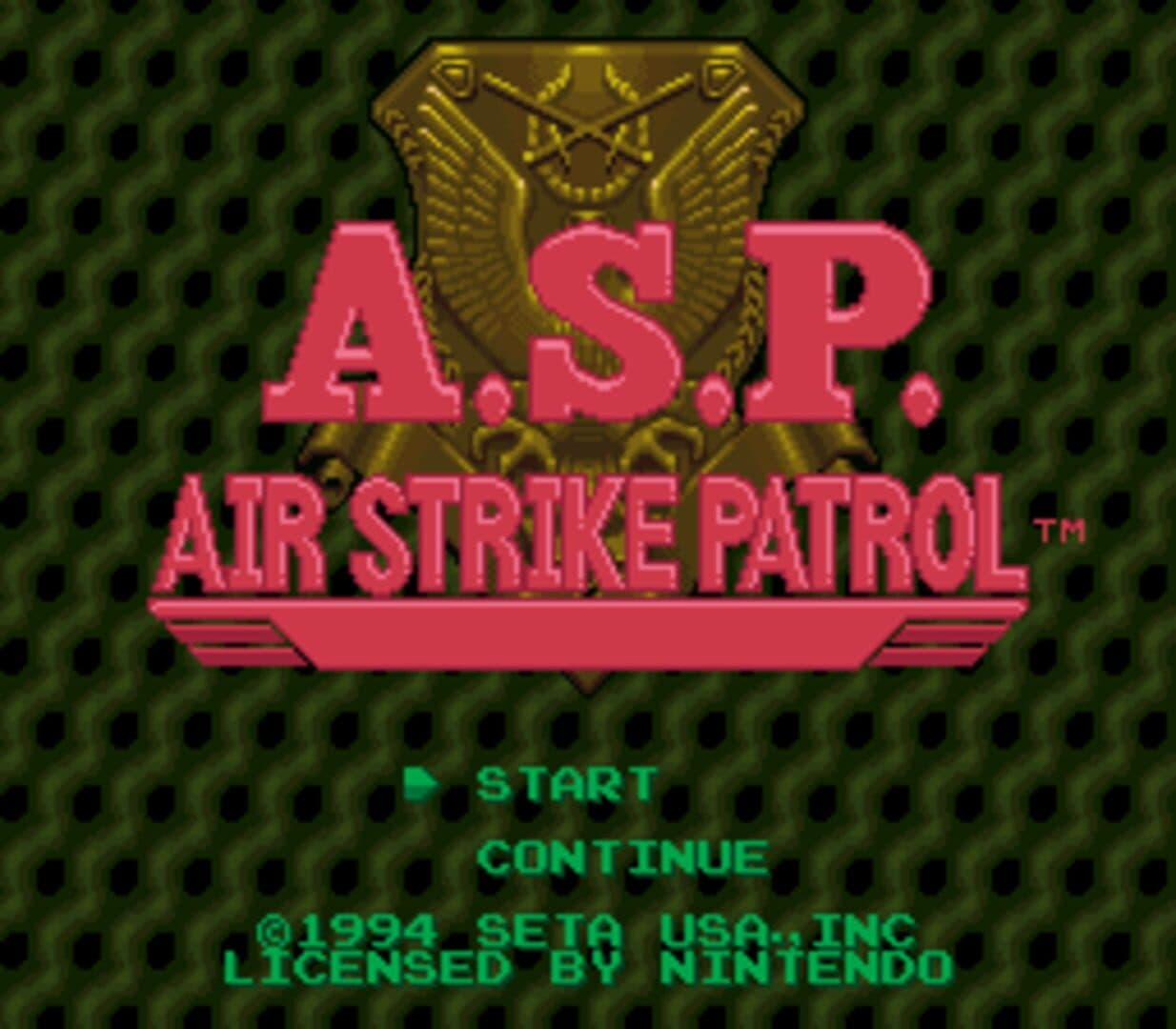 A.S.P.: Air Strike Patrol screenshot 1