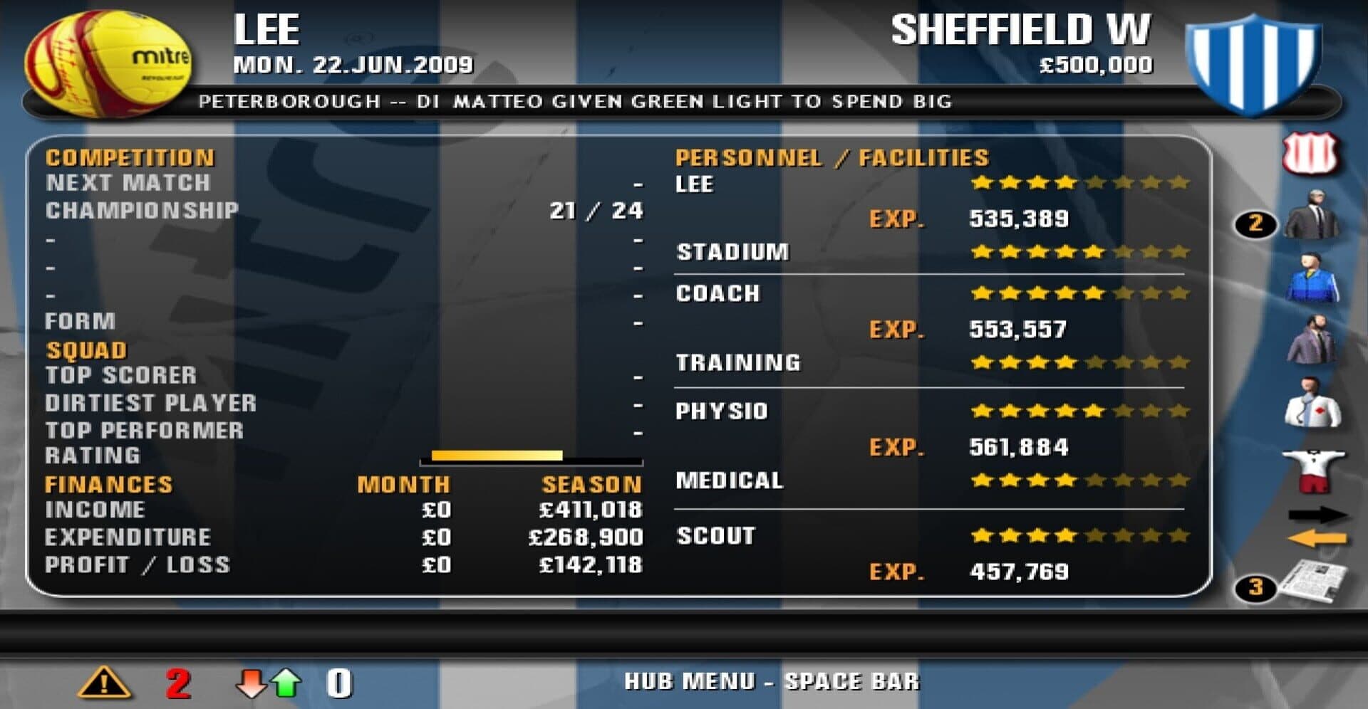 Premier Manager 10 screenshot 3