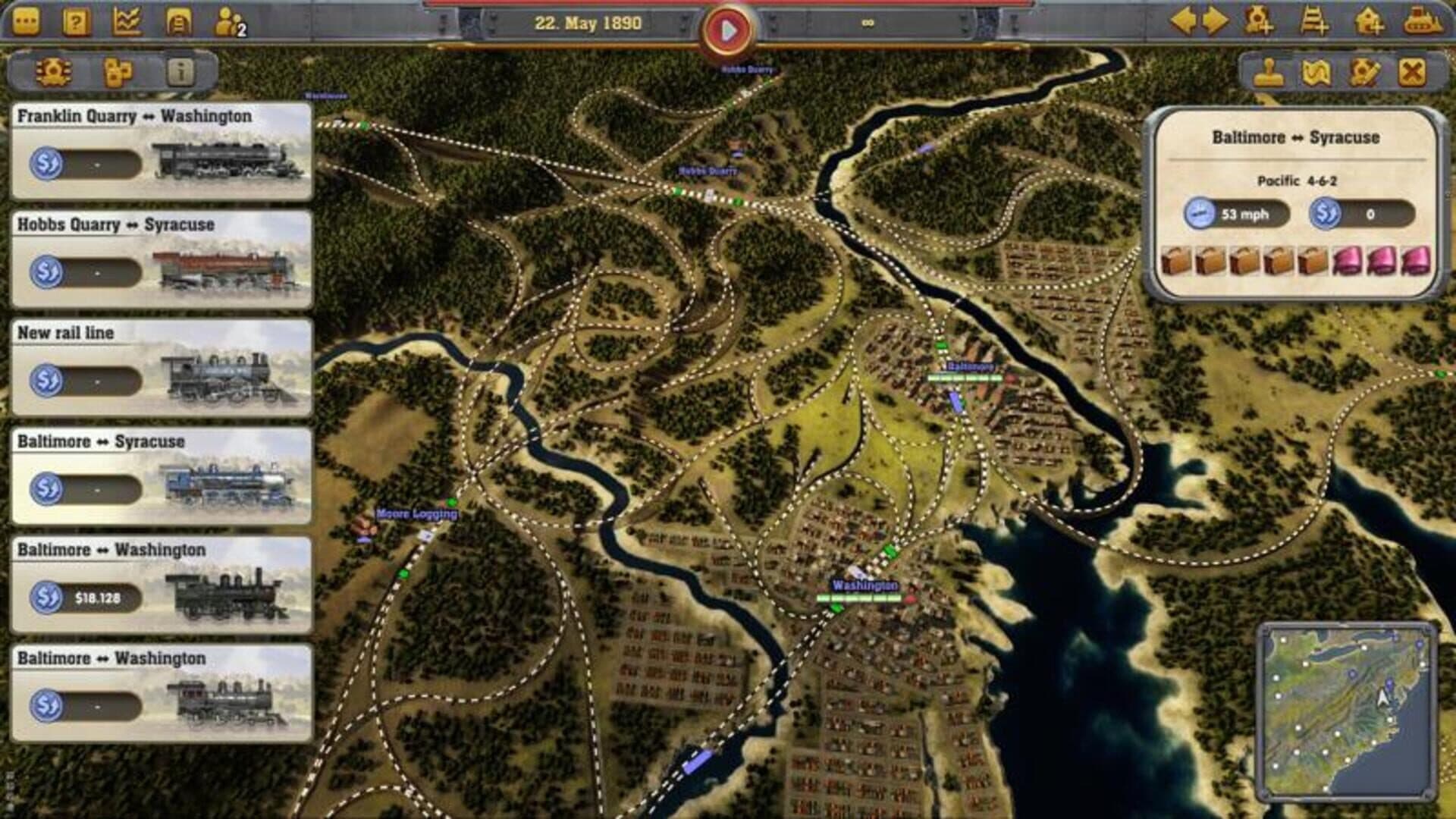 Railway Empire: Complete Collection screenshot 1