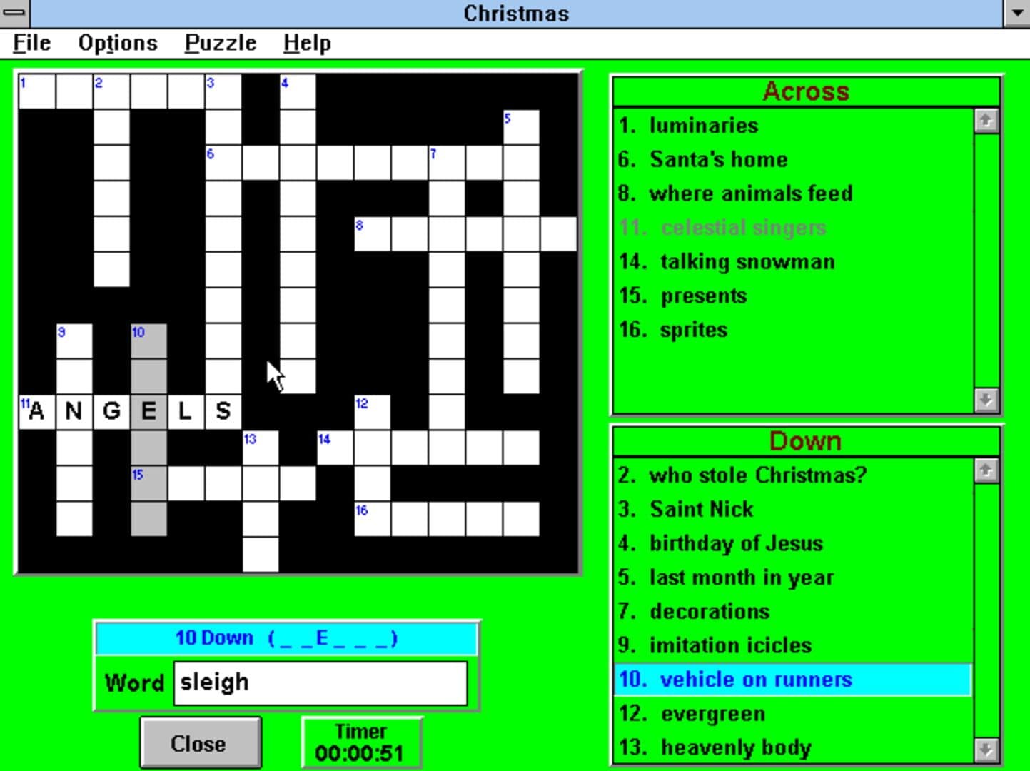 Crosswords & More for Windows screenshot 2
