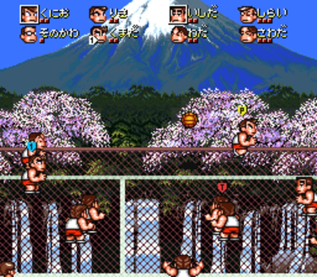 Kunio's Dodgeball Time, C'mon Guys! screenshot 10