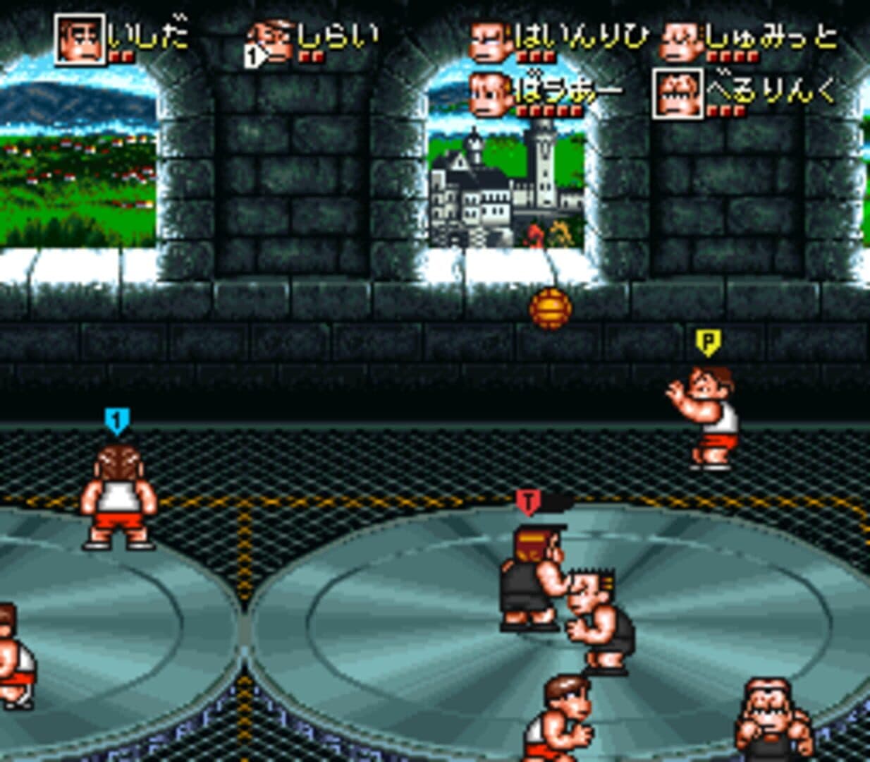 Kunio's Dodgeball Time, C'mon Guys! screenshot 6