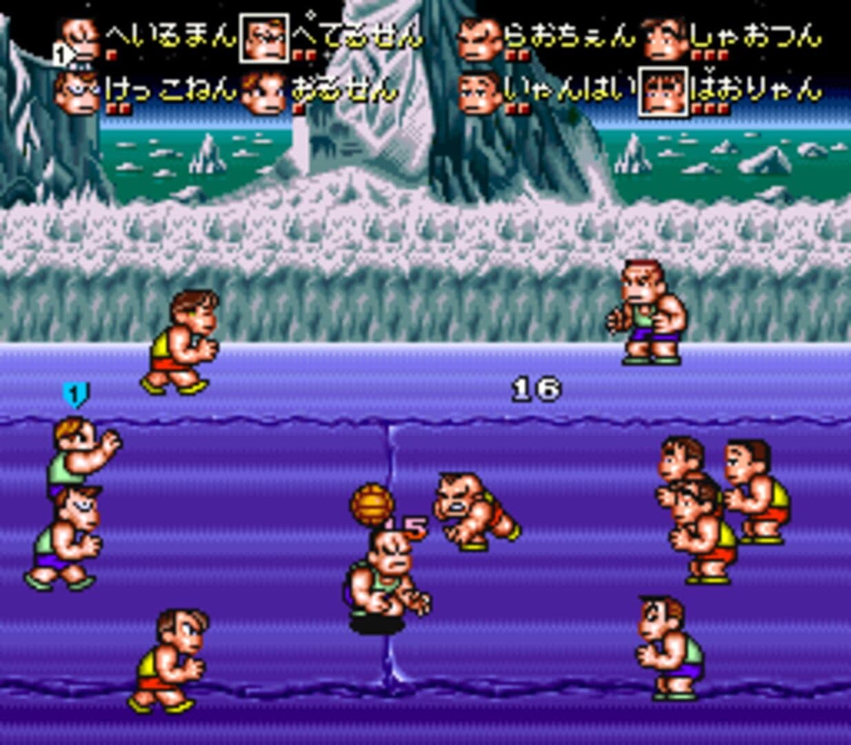 Kunio's Dodgeball Time, C'mon Guys! screenshot 4