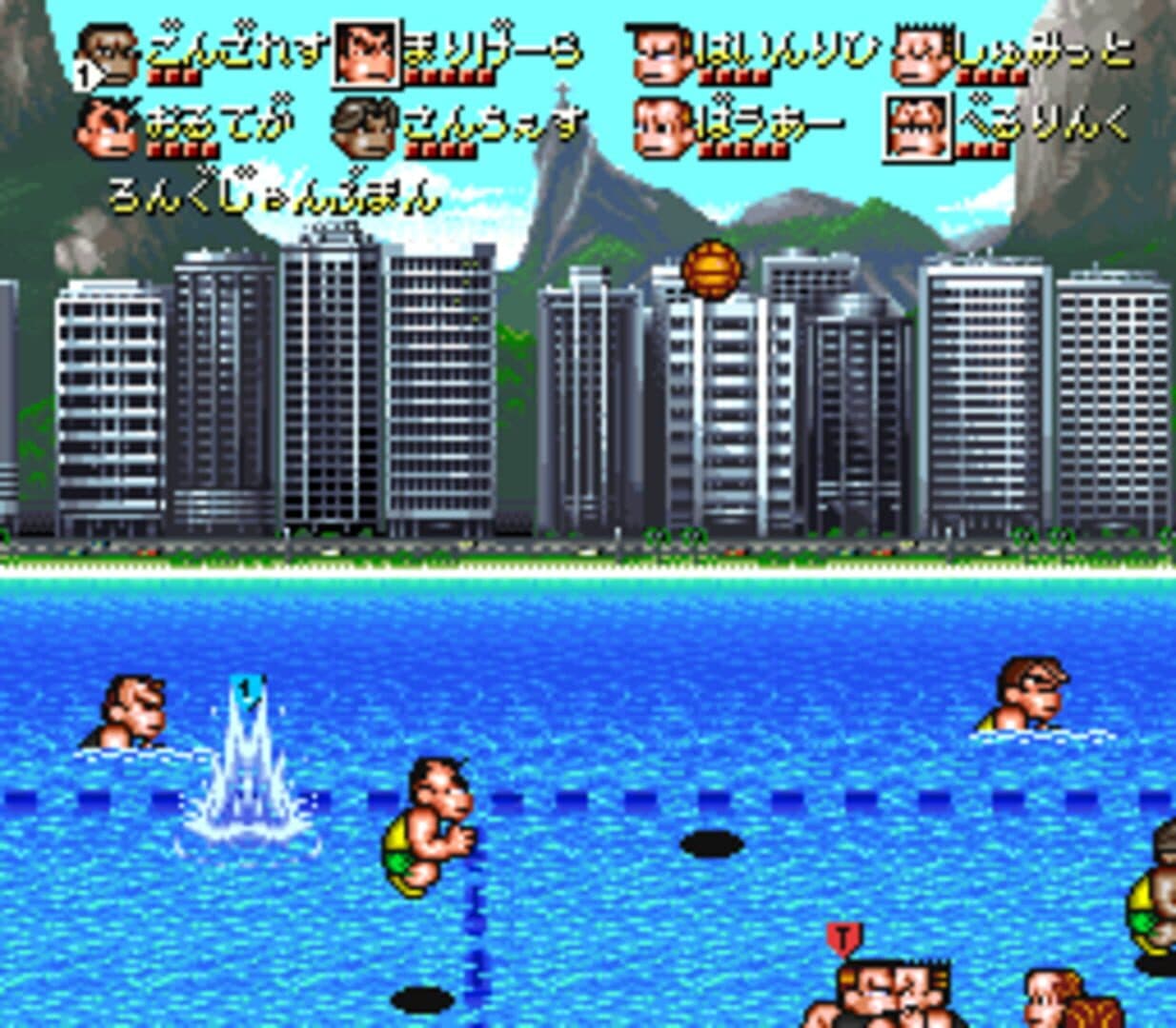 Kunio's Dodgeball Time, C'mon Guys! screenshot 3