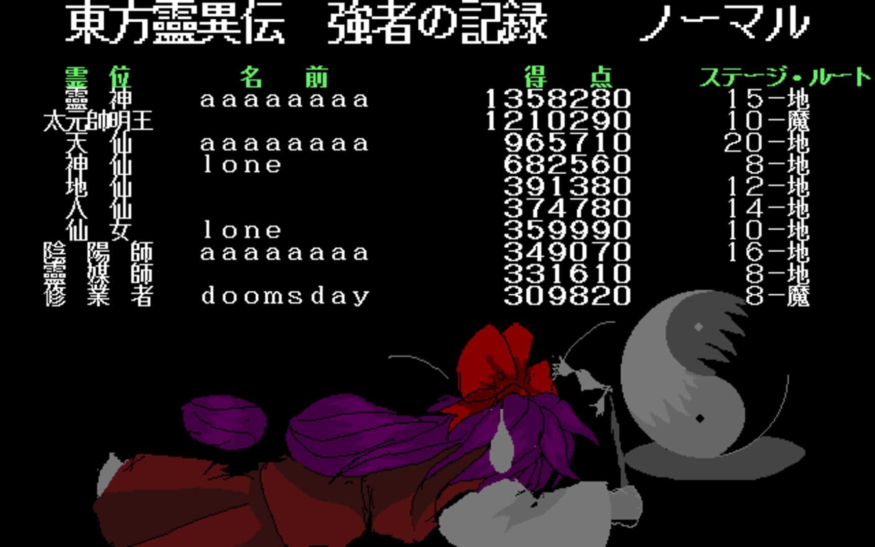 Touhou Rei'iden: The Highly Responsive to Prayers screenshot 3