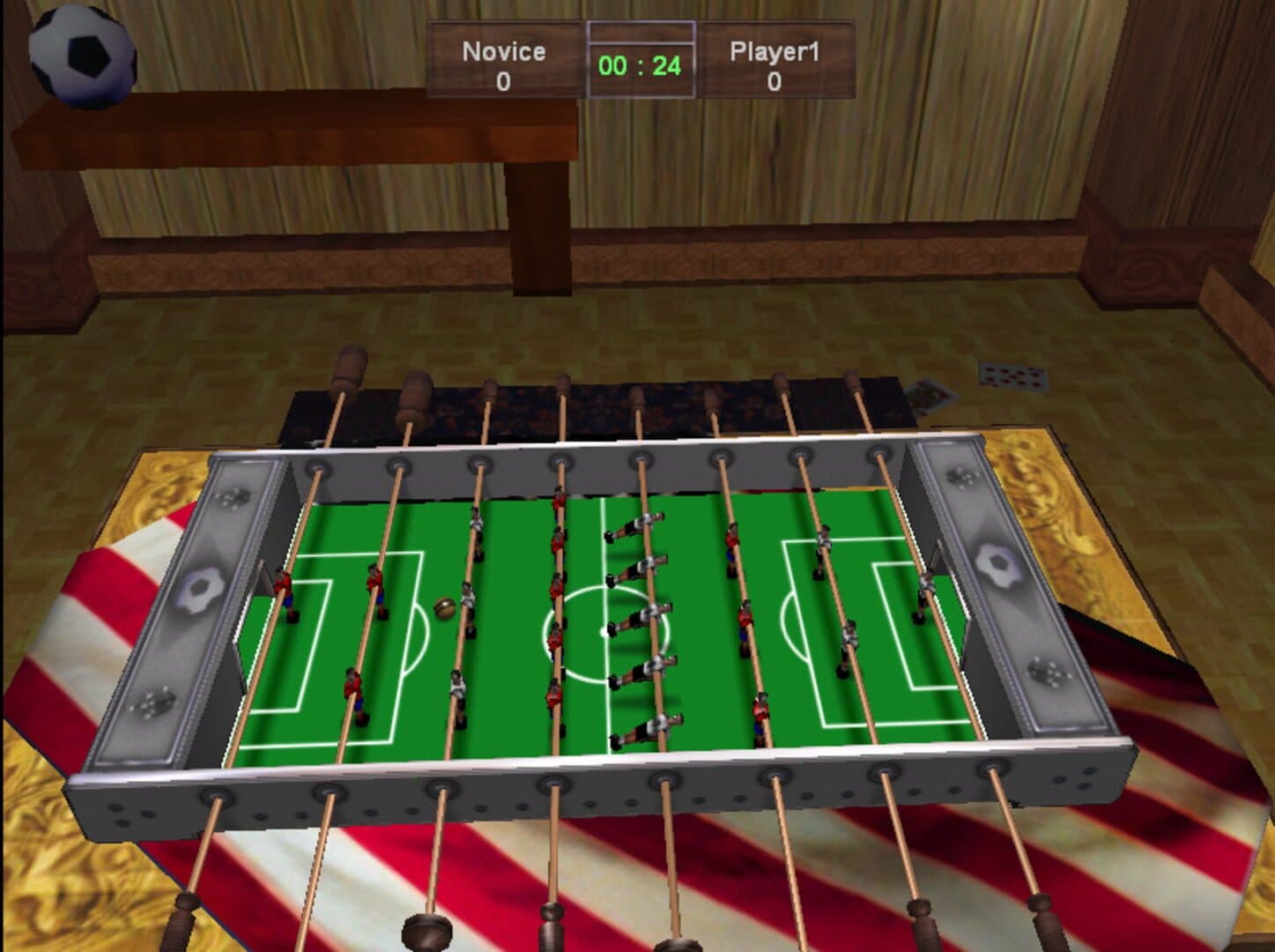 Foosball Champ 3D screenshot 1