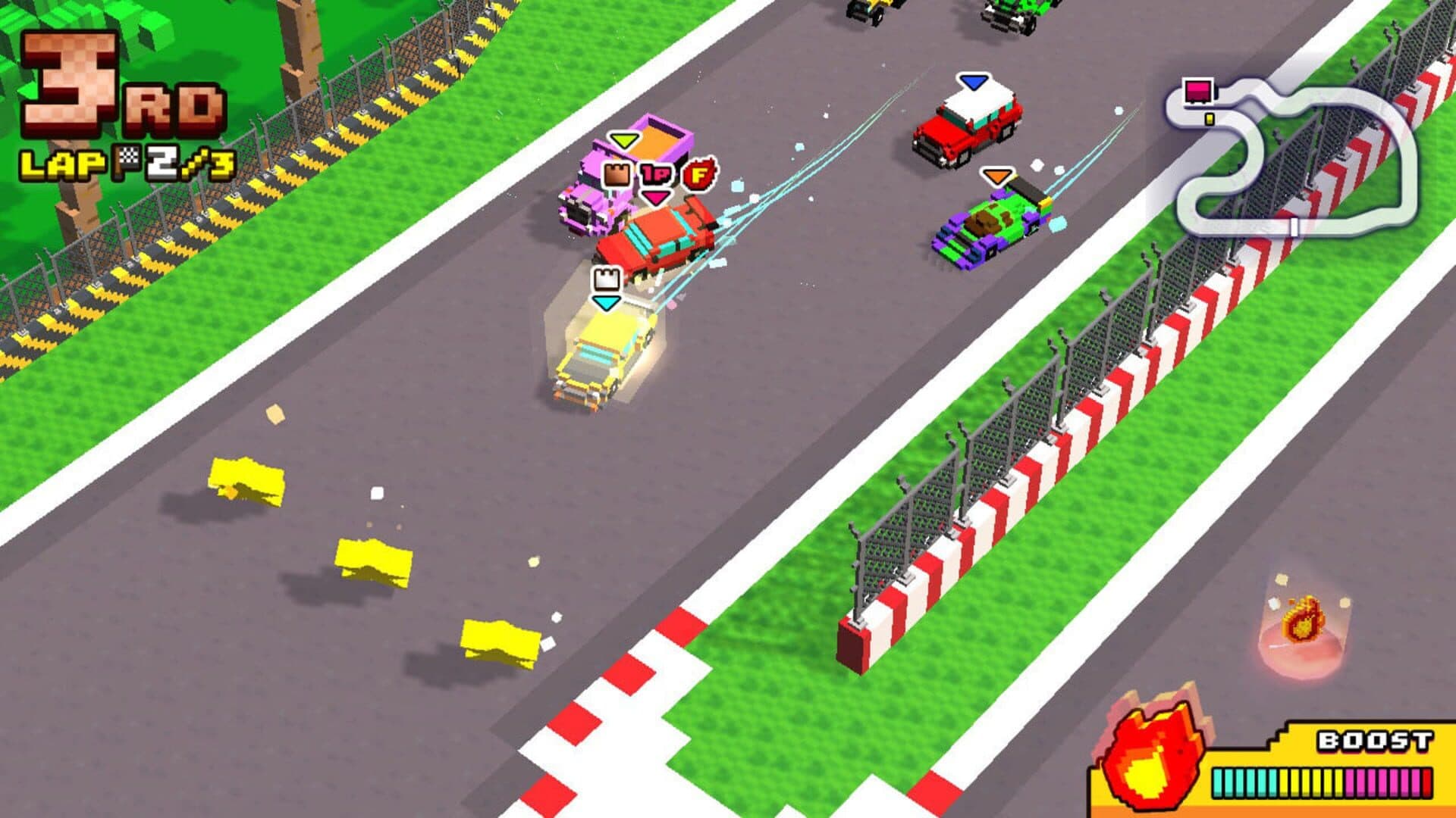 Chiki-Chiki Boxy Racers screenshot 2