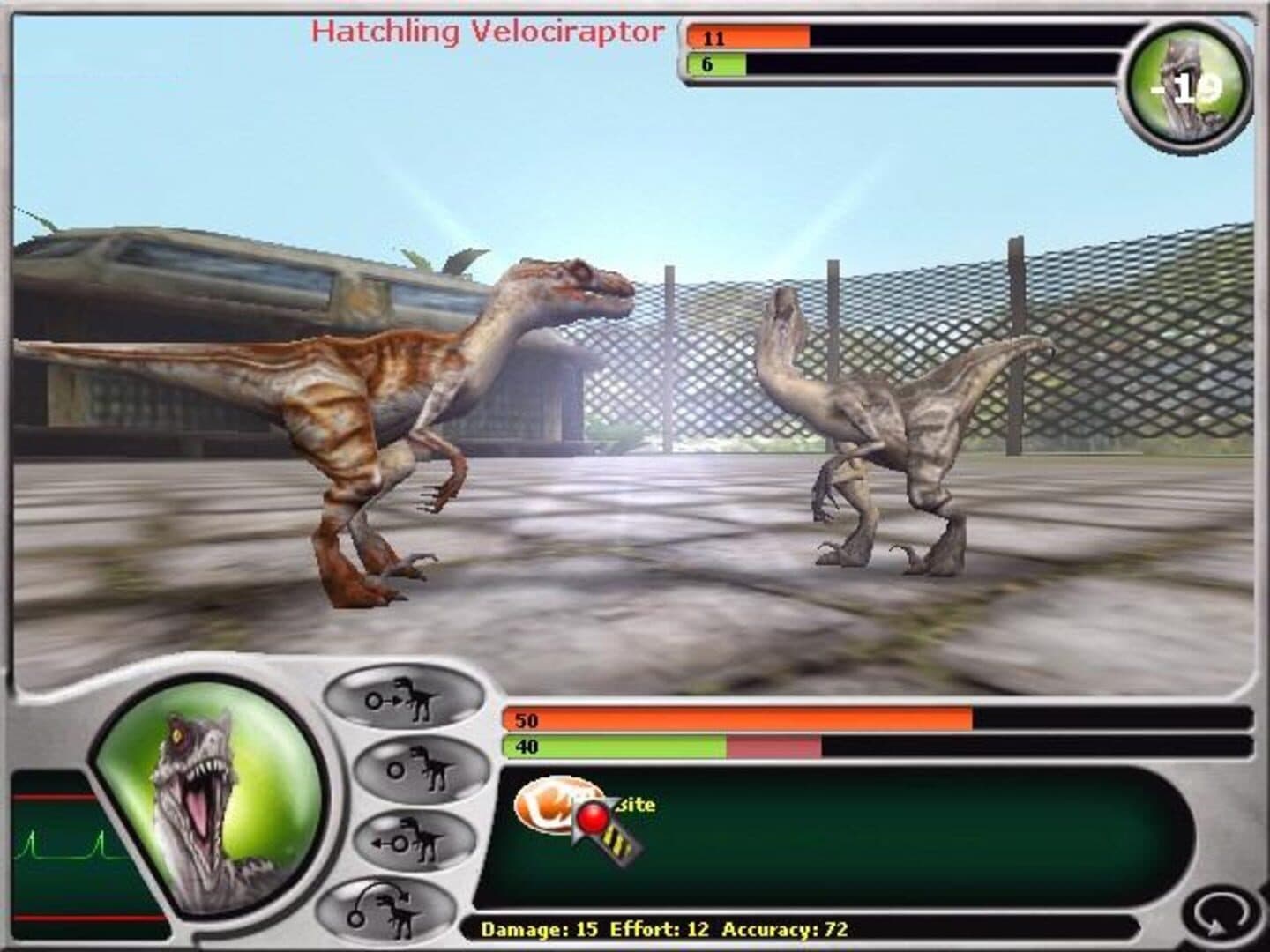 Jurassic Park: Dinosaur Battles screenshot 1
