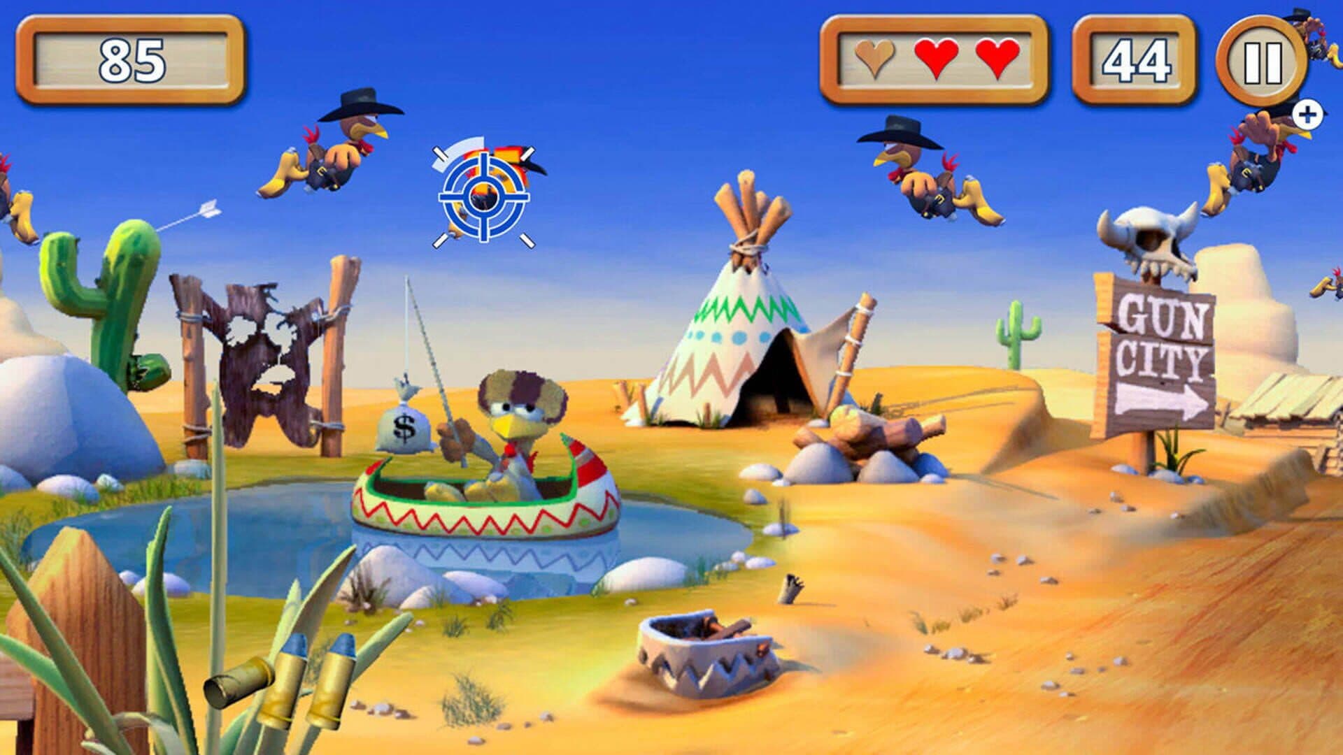 Crazy Chicken: Wanted screenshot 2