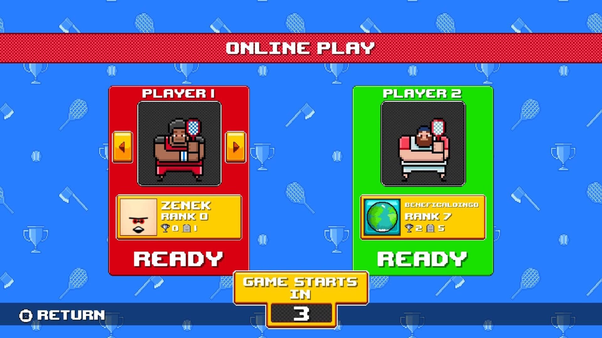 Timber Tennis: Versus screenshot 5