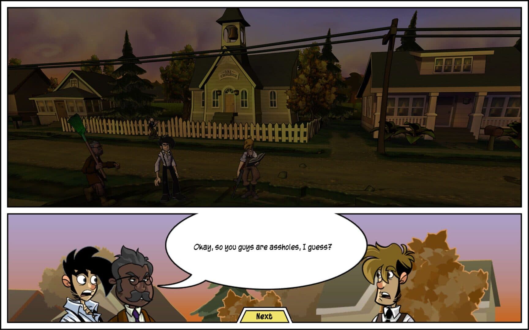 Penny Arcade Adventures: On the Rain-Slick screenshot 1