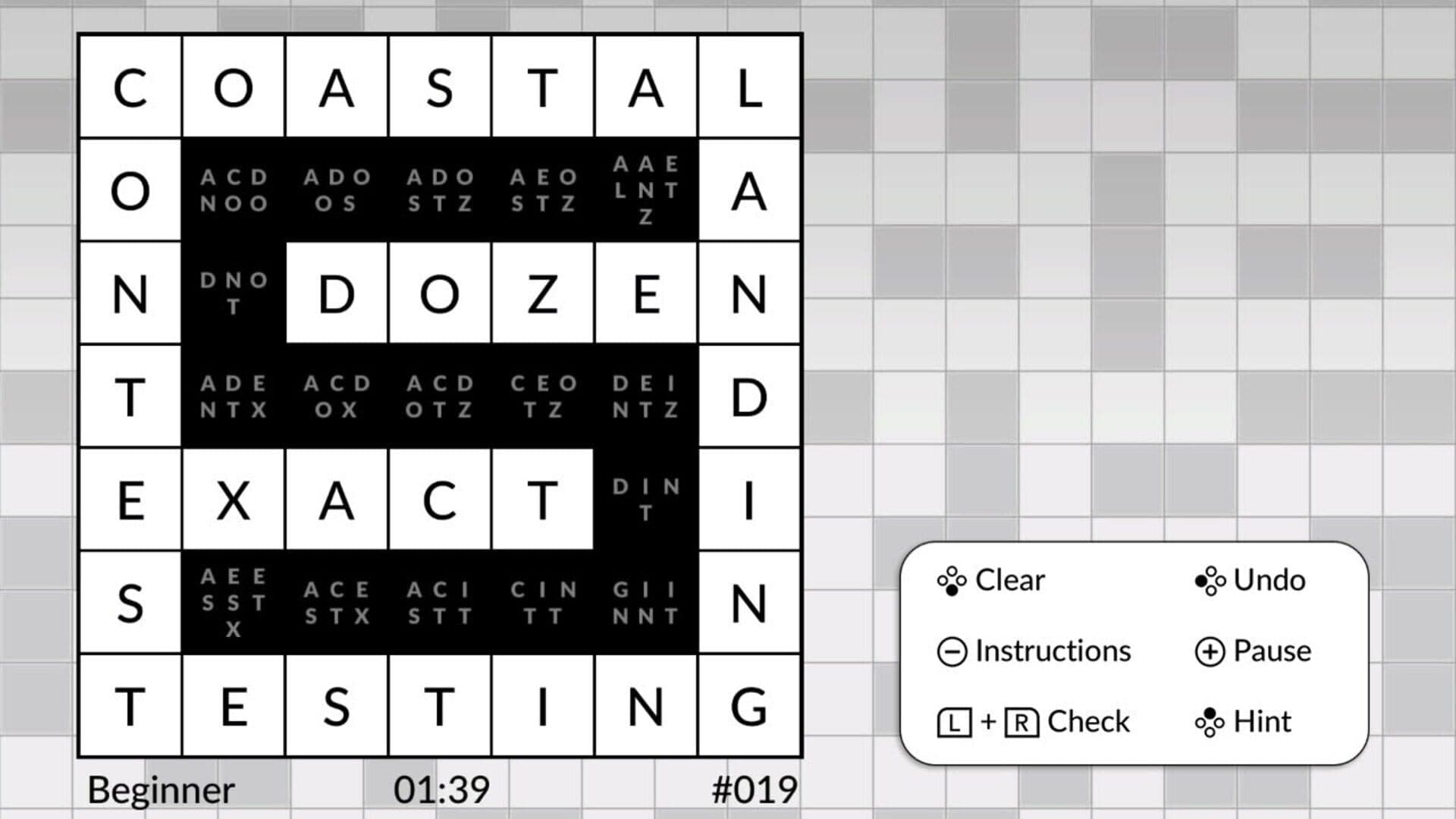 Wordsweeper by Powgi screenshot 3