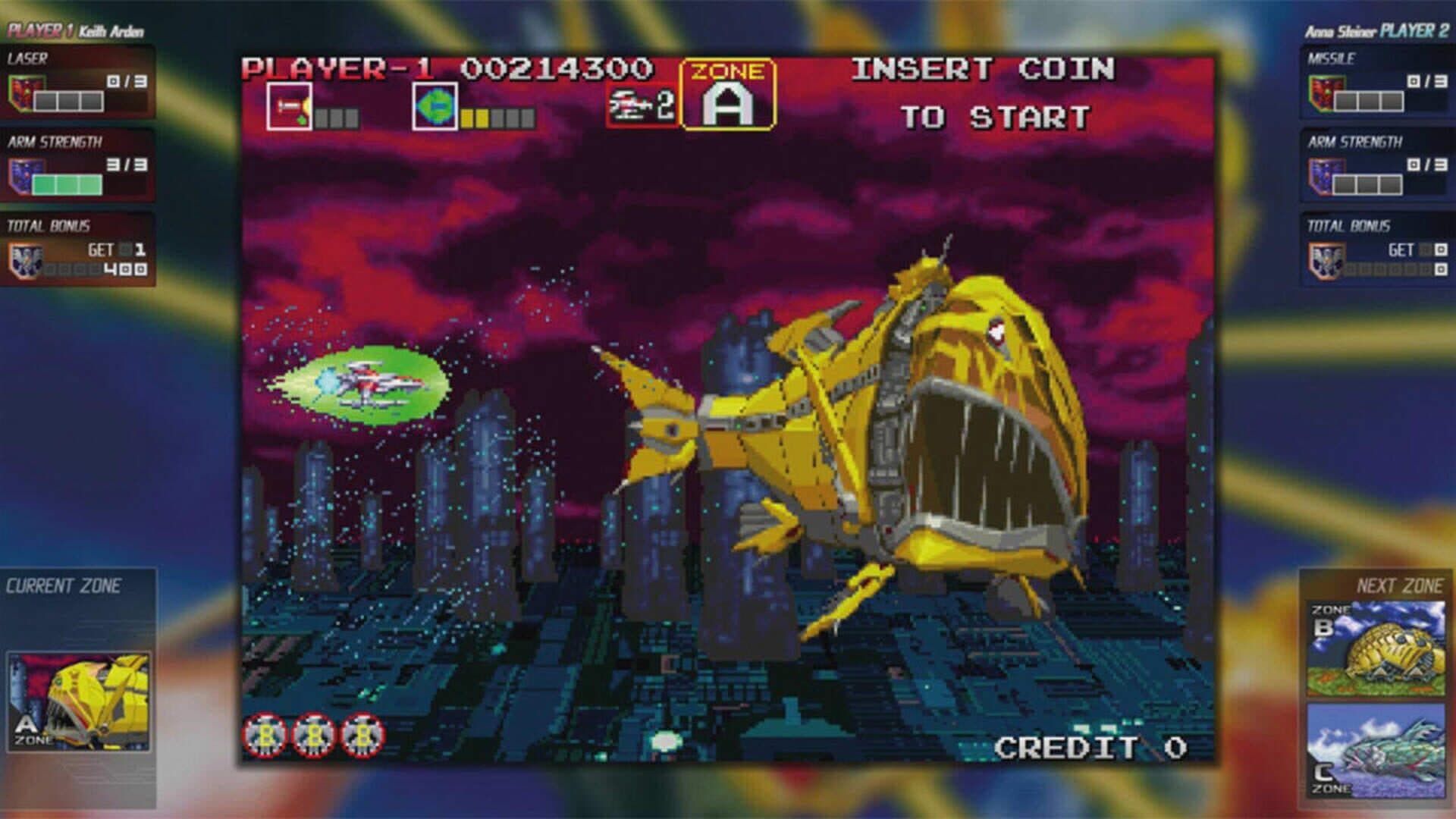 Darius Cozmic Collection Arcade screenshot 4