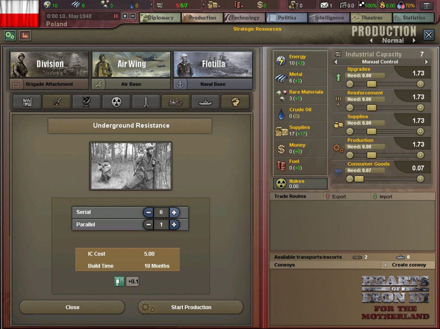 Hearts of Iron III: For the Motherland screenshot 10