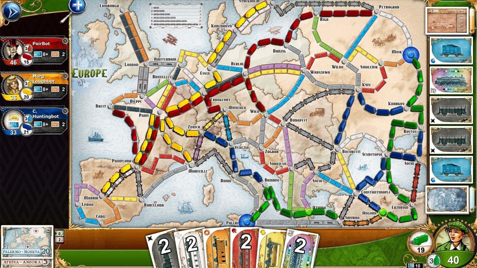 Ticket to Ride: Europe screenshot 2