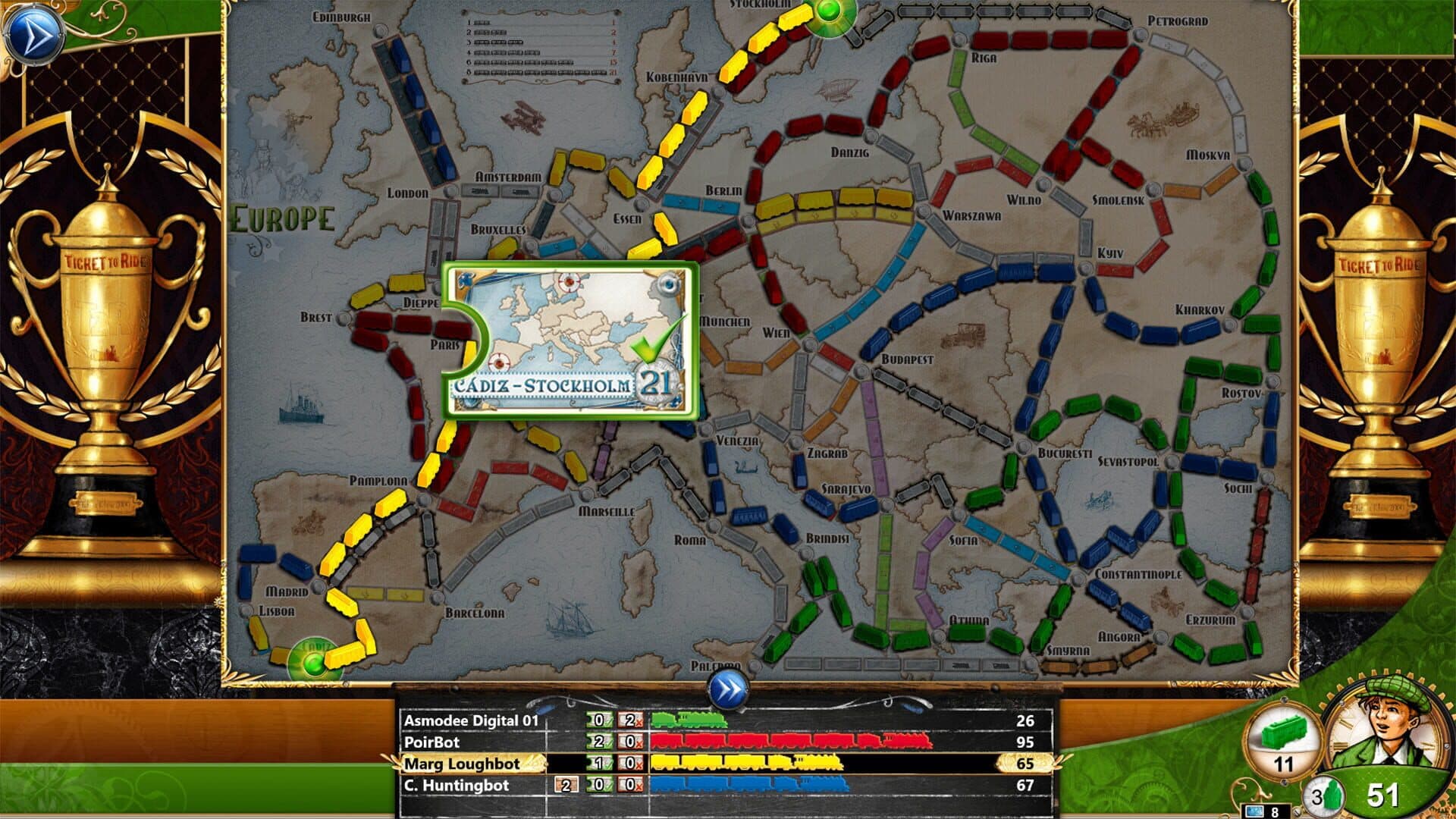 Ticket to Ride: Europe screenshot 3