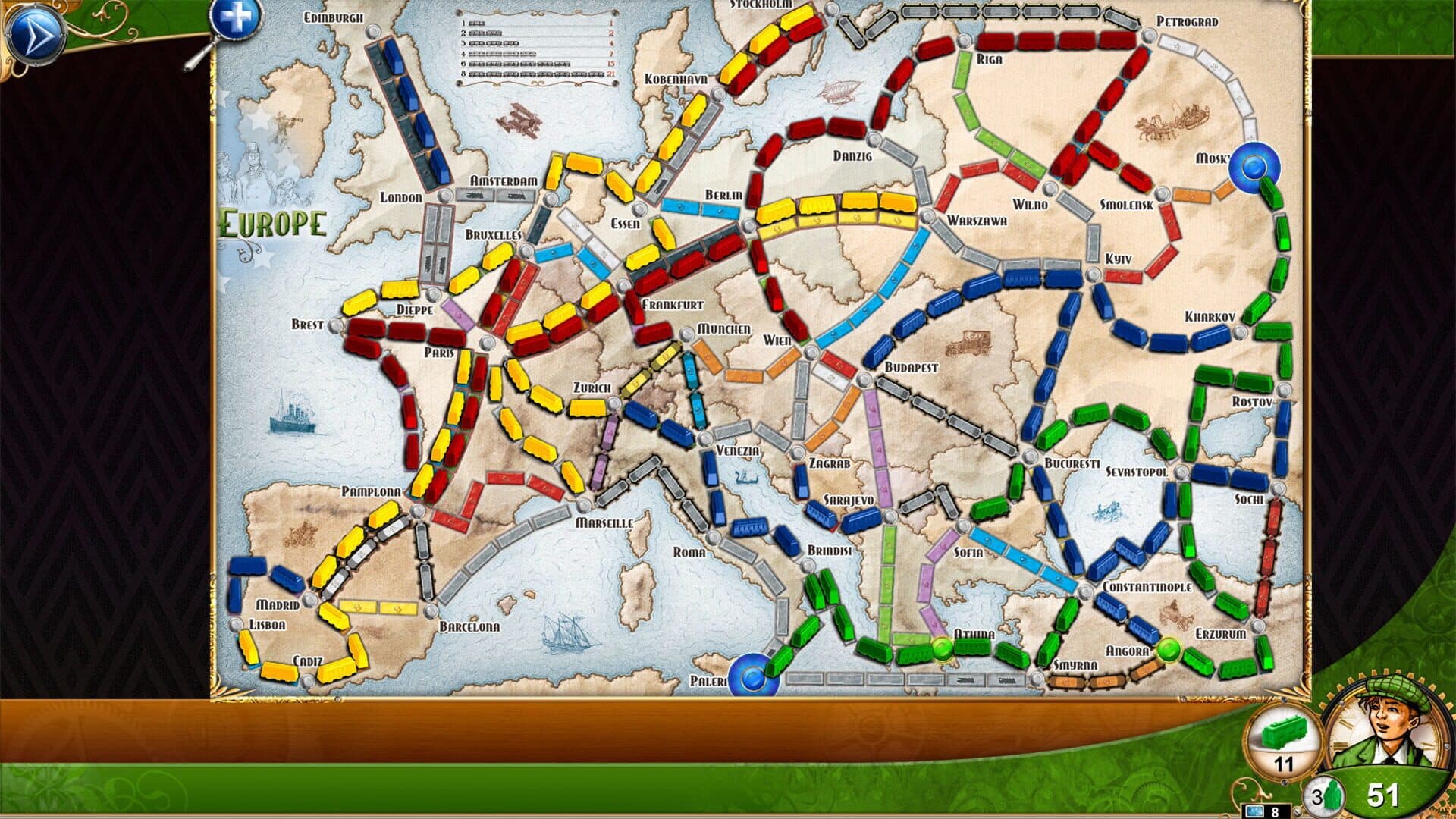 Ticket to Ride: Europe screenshot 5