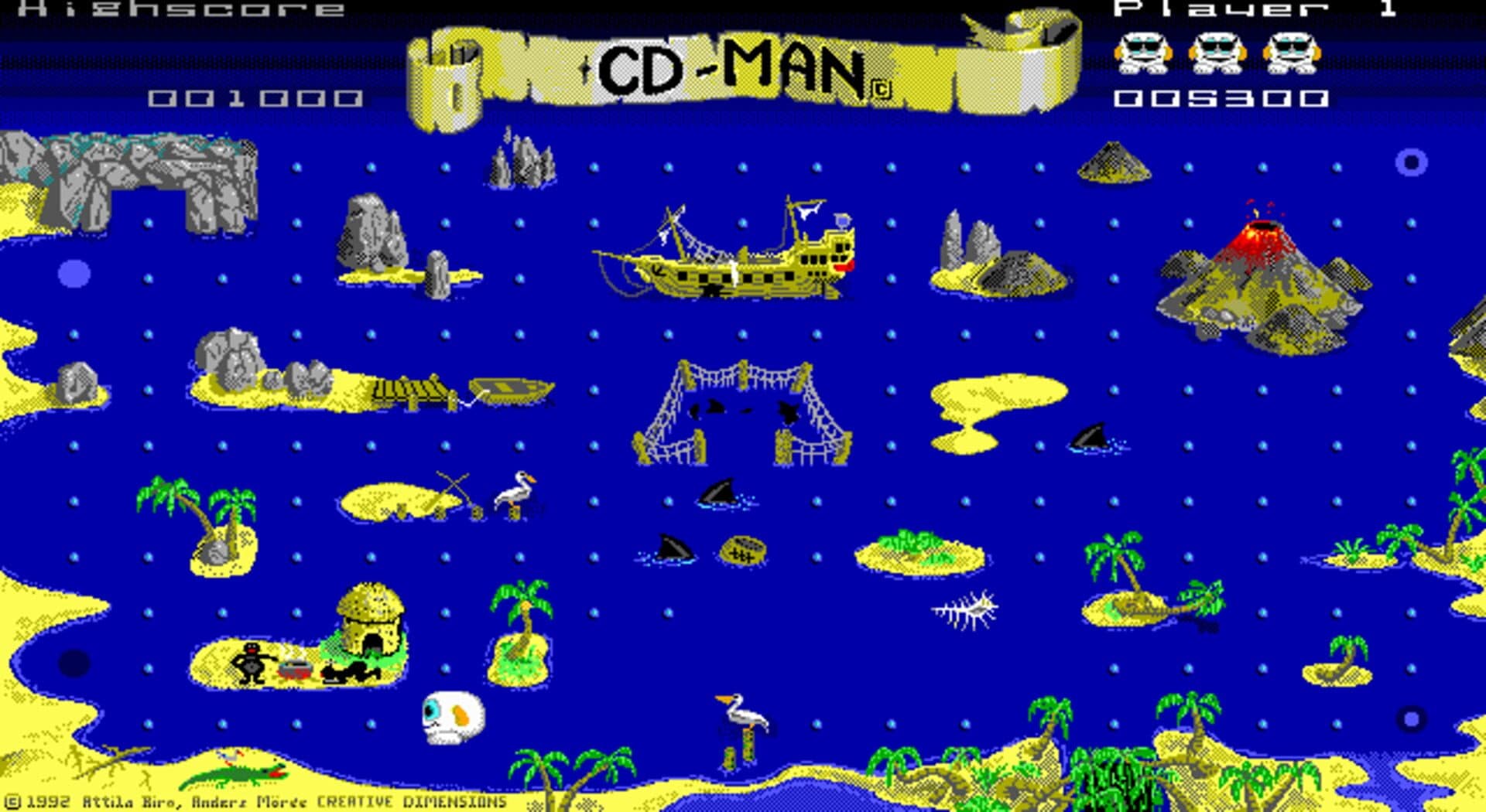 CD-Man Version 2.0 screenshot 1
