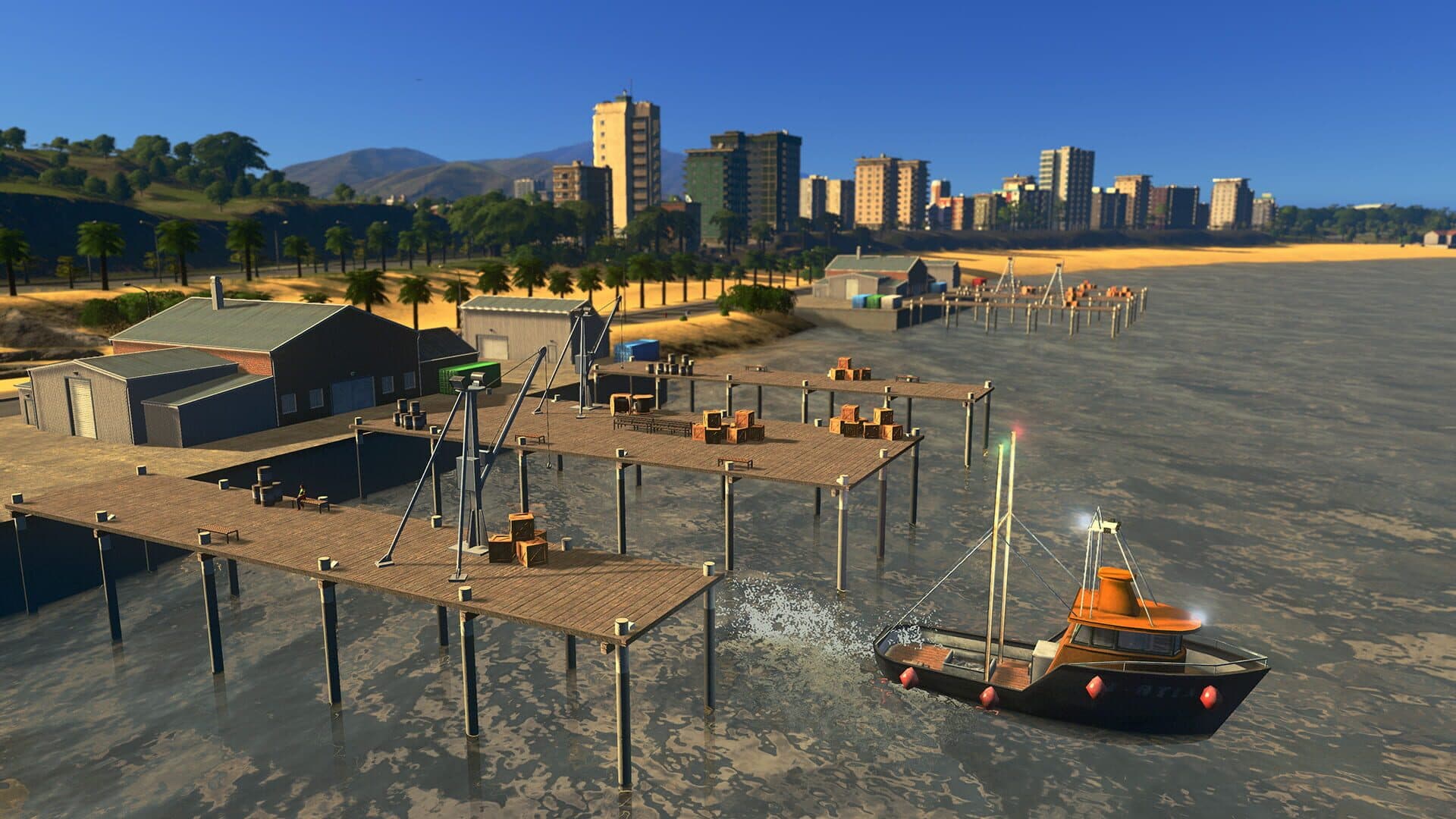 Cities: Skylines - Sunset Harbor screenshot 3