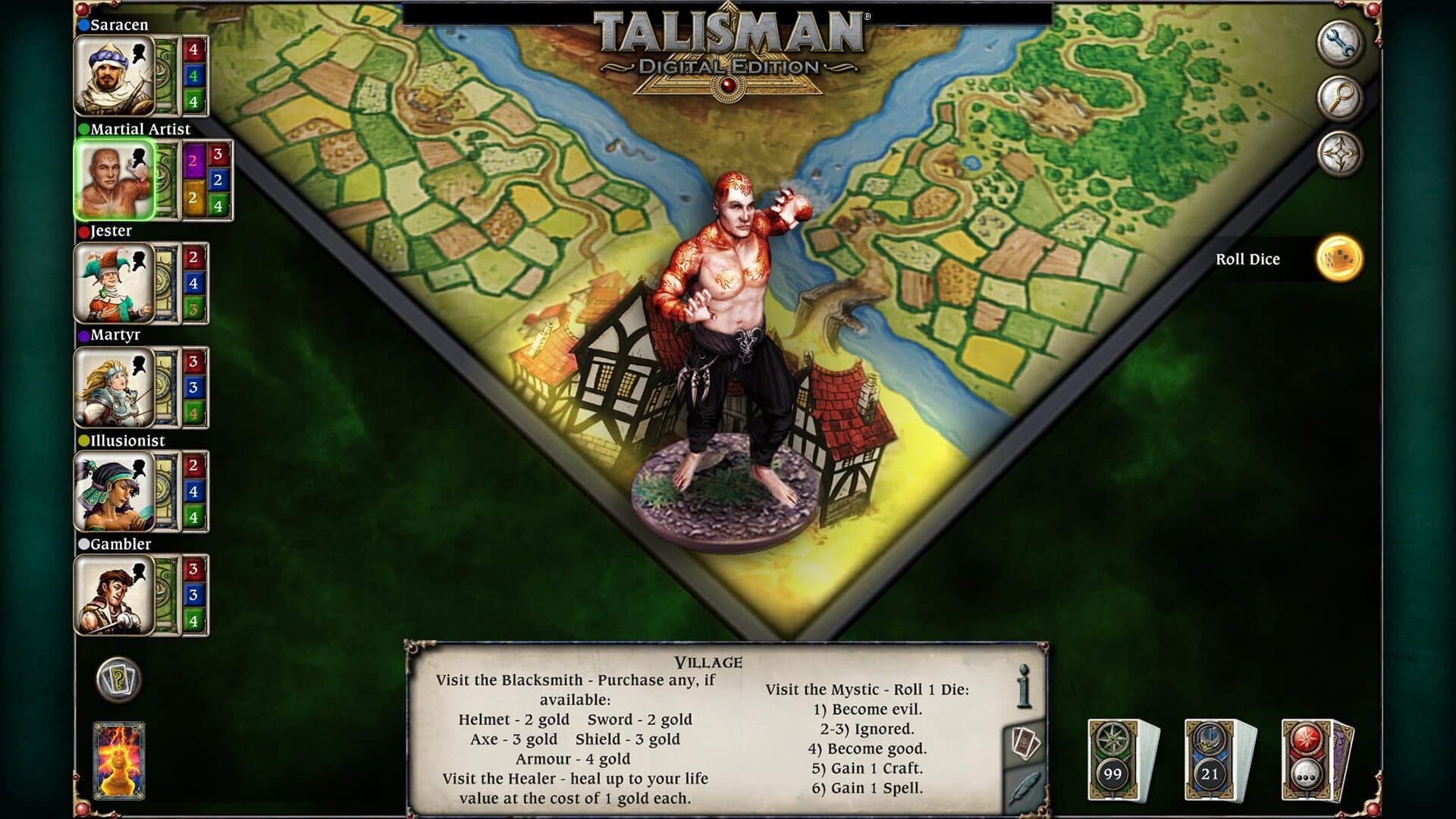 Talisman: Digital Edition - Martial Artist screenshot 1