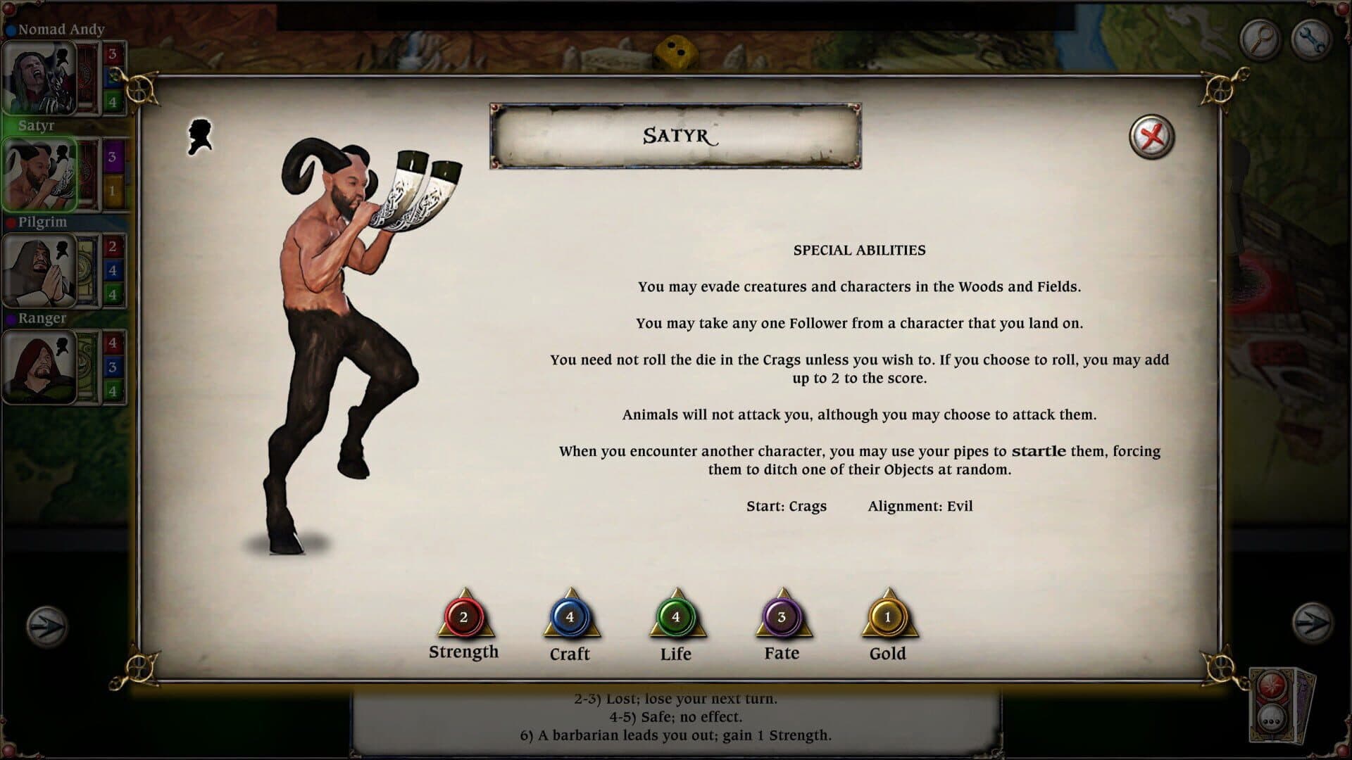 Talisman: Digital Edition - Satyr screenshot 2