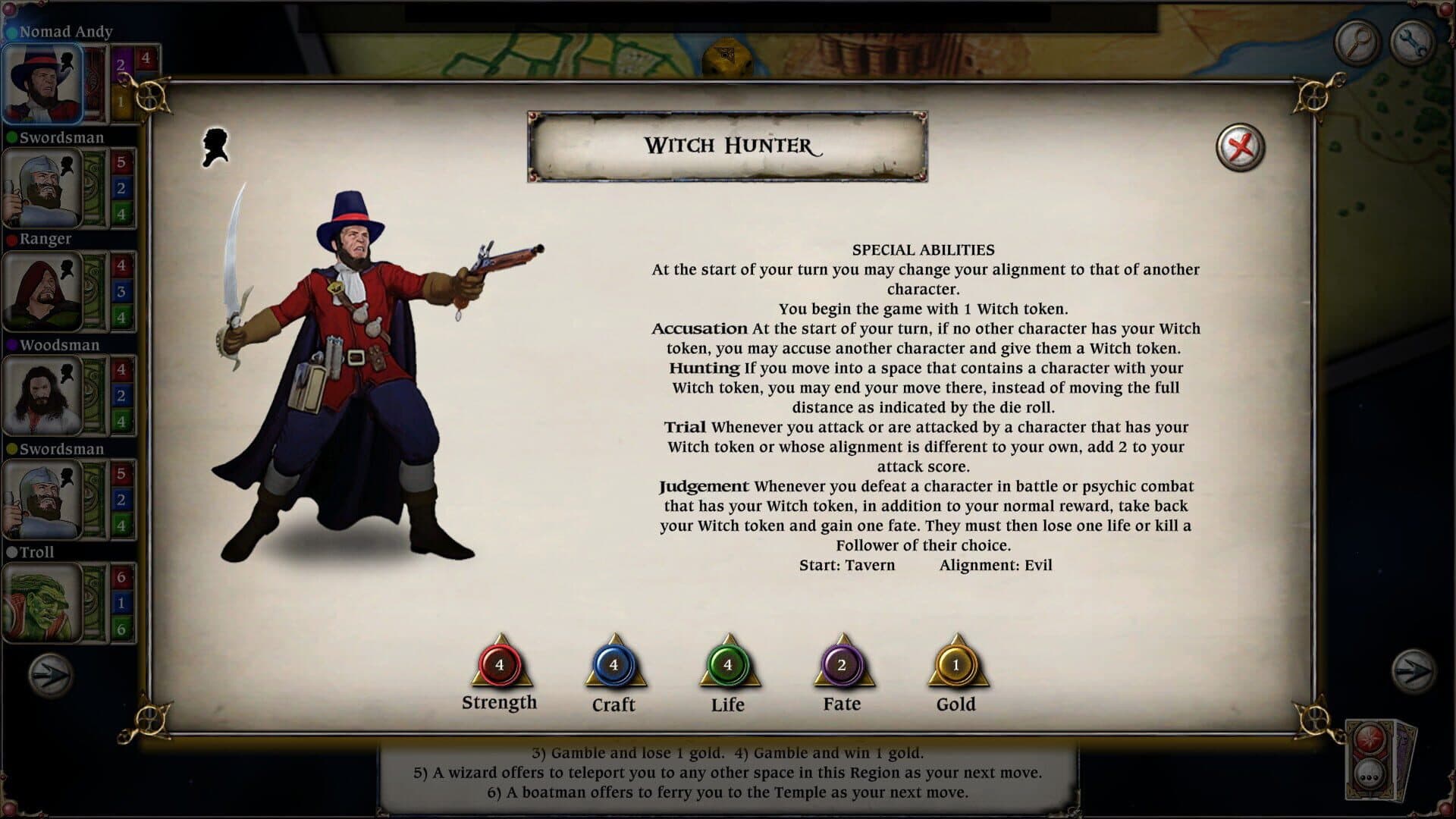 Talisman: Digital Edition - Witch Hunter screenshot 1