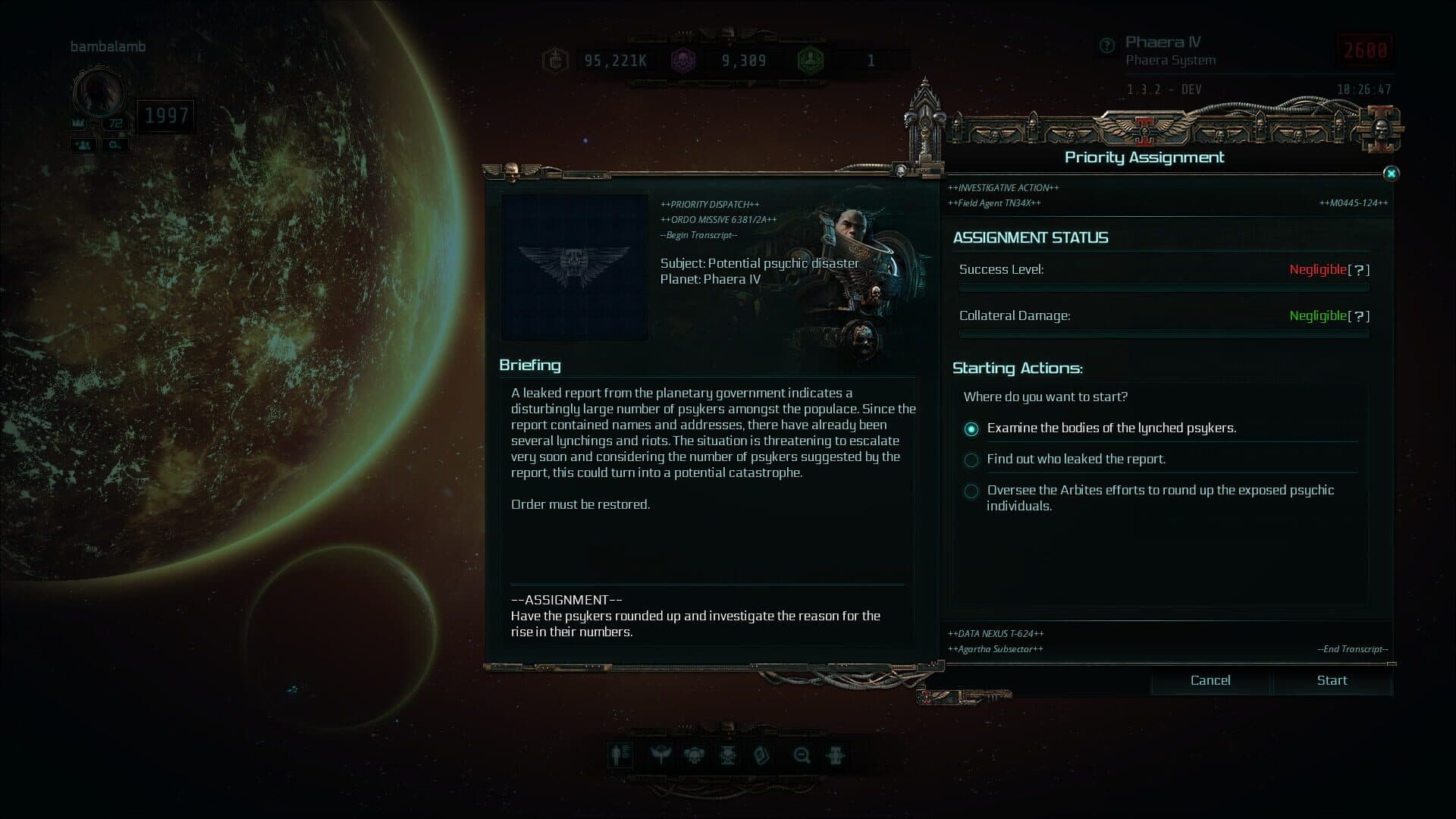 Warhammer 40,000: Inquisitor - Martyr: Discordant Choir screenshot 2