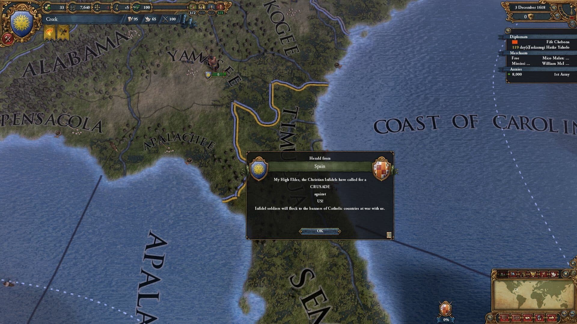 Europa Universalis IV: Conquest of Paradise screenshot 3