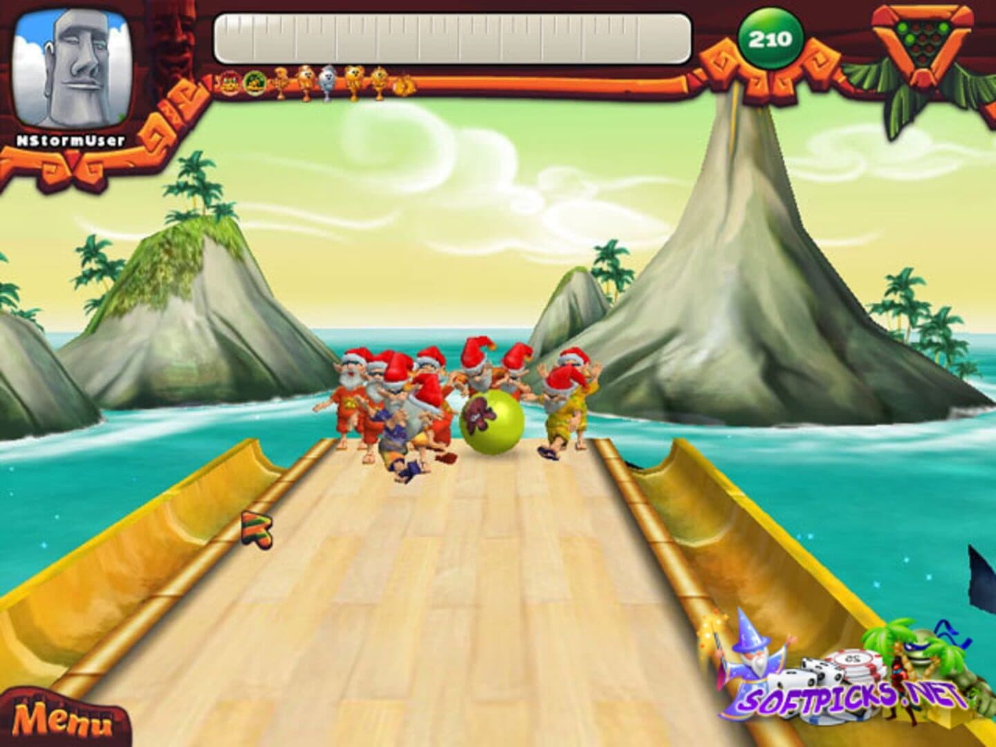 Elf Bowling: Hawaiian Vacation screenshot 3
